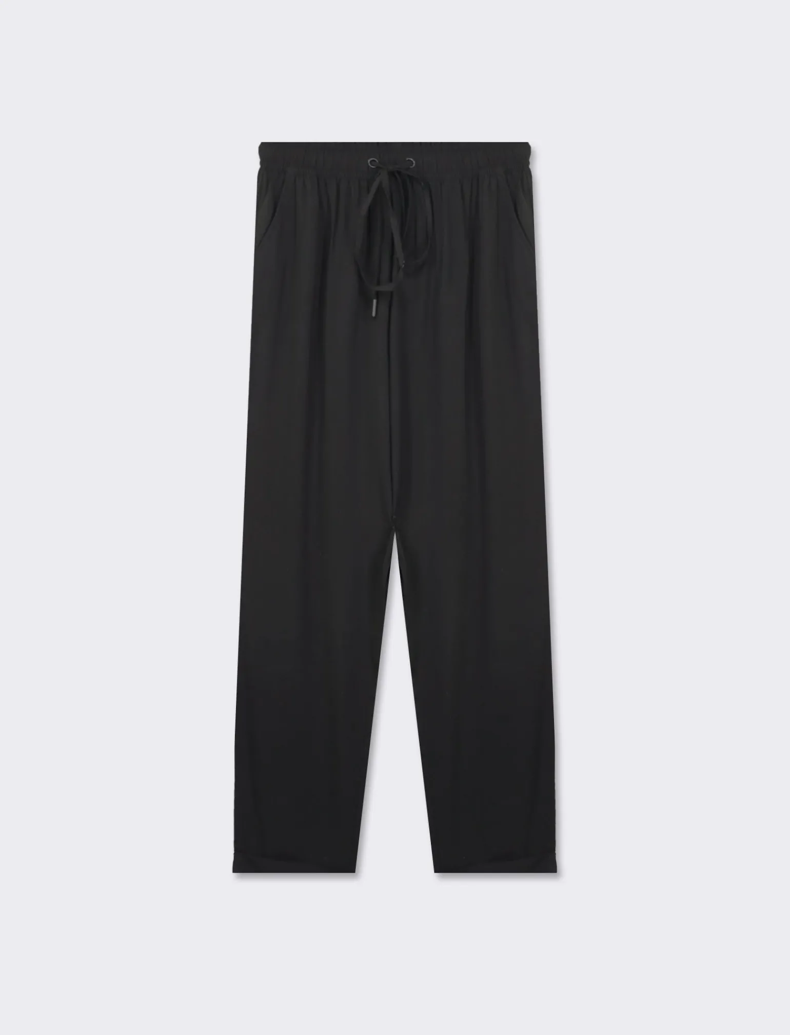 Donna Piazza Italia Donna<Pantalone in tessuto leggero con fusciacca ed elastico -