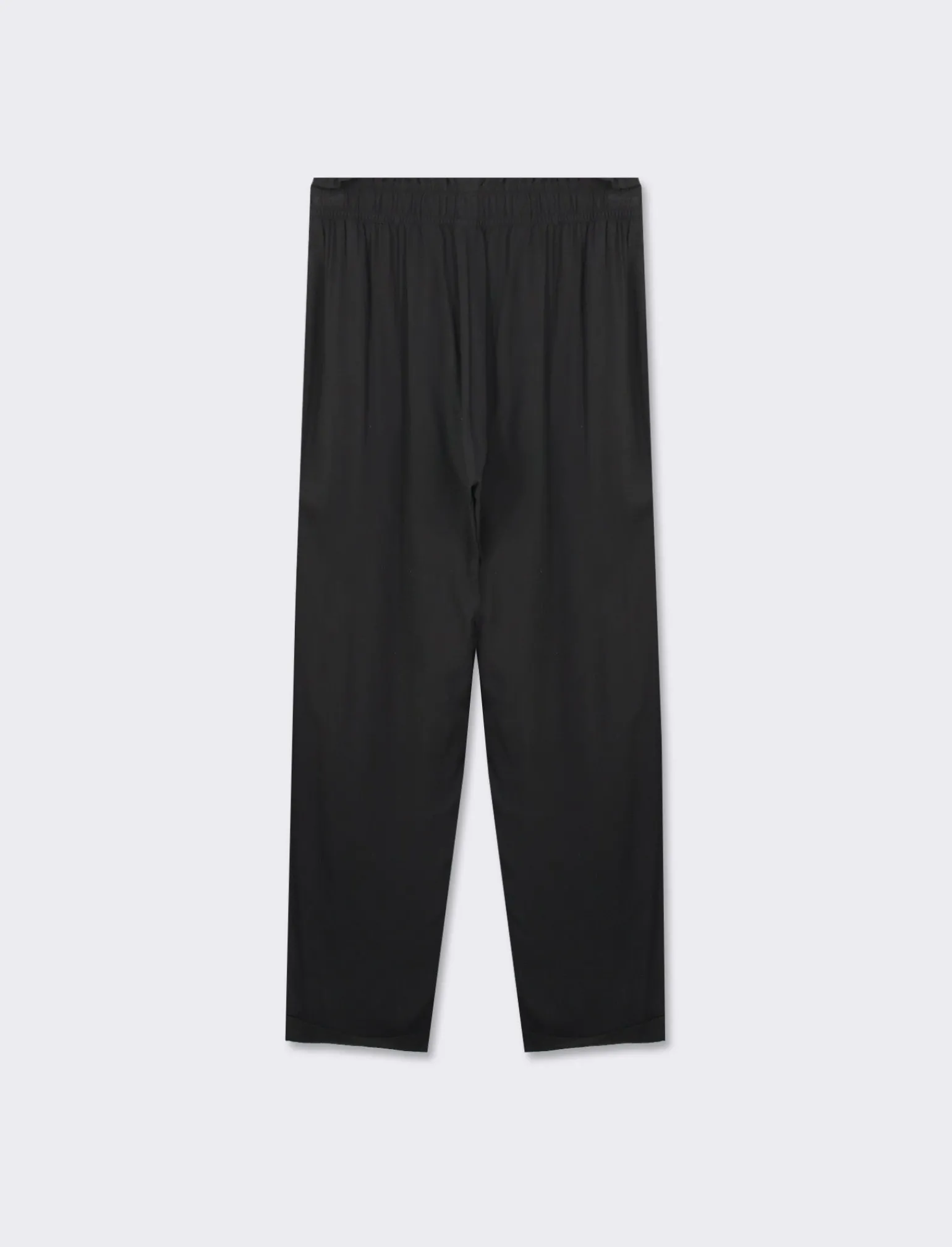 Donna Piazza Italia Donna<Pantalone in tessuto leggero con fusciacca ed elastico -