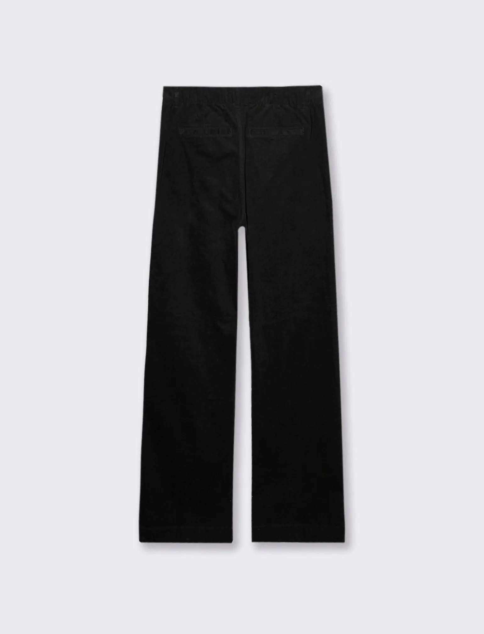 Donna Piazza Italia Pantaloni<Pantalone in velluto gamba larga con elastico in vita -