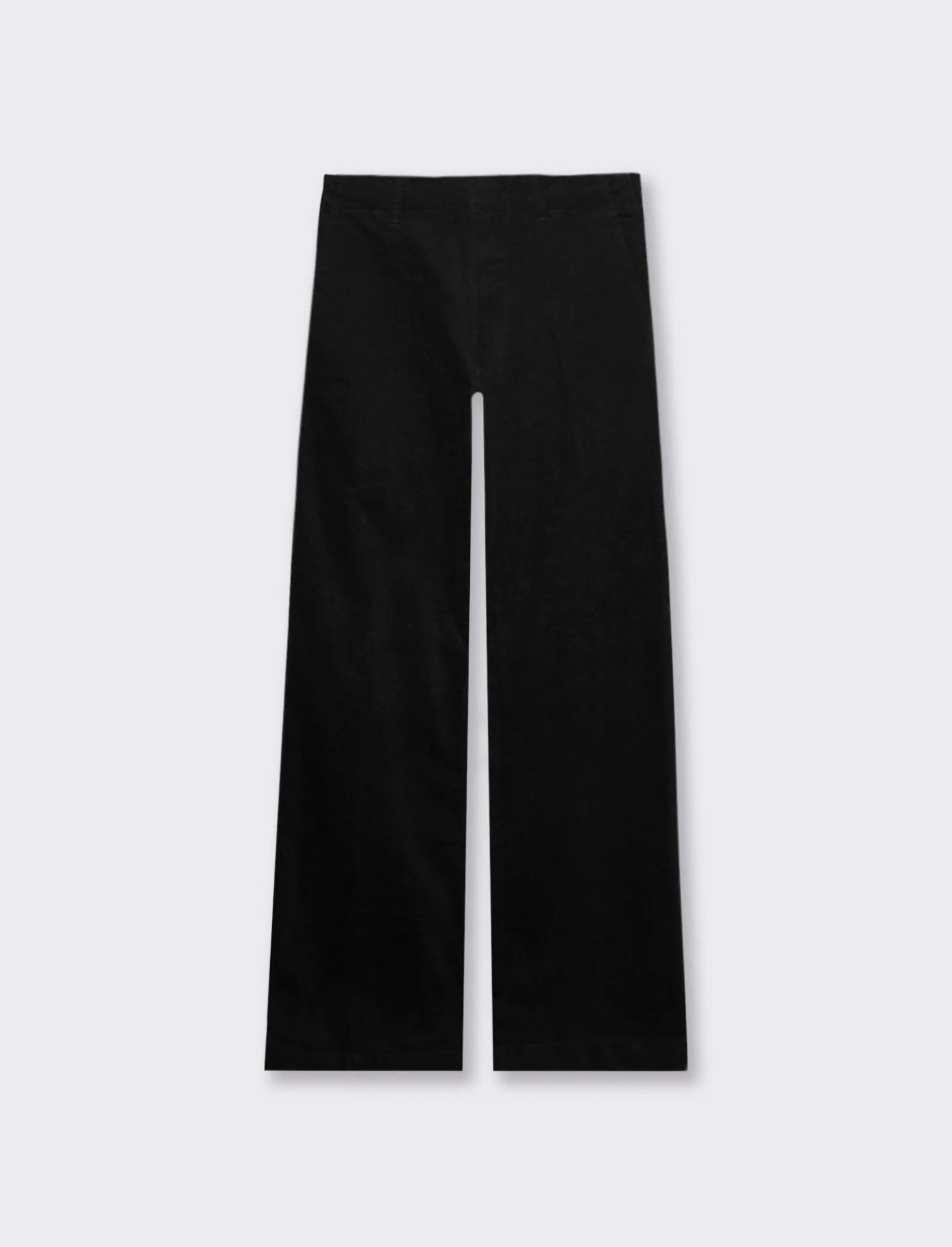 Donna Piazza Italia Pantaloni<Pantalone in velluto gamba larga con elastico in vita -