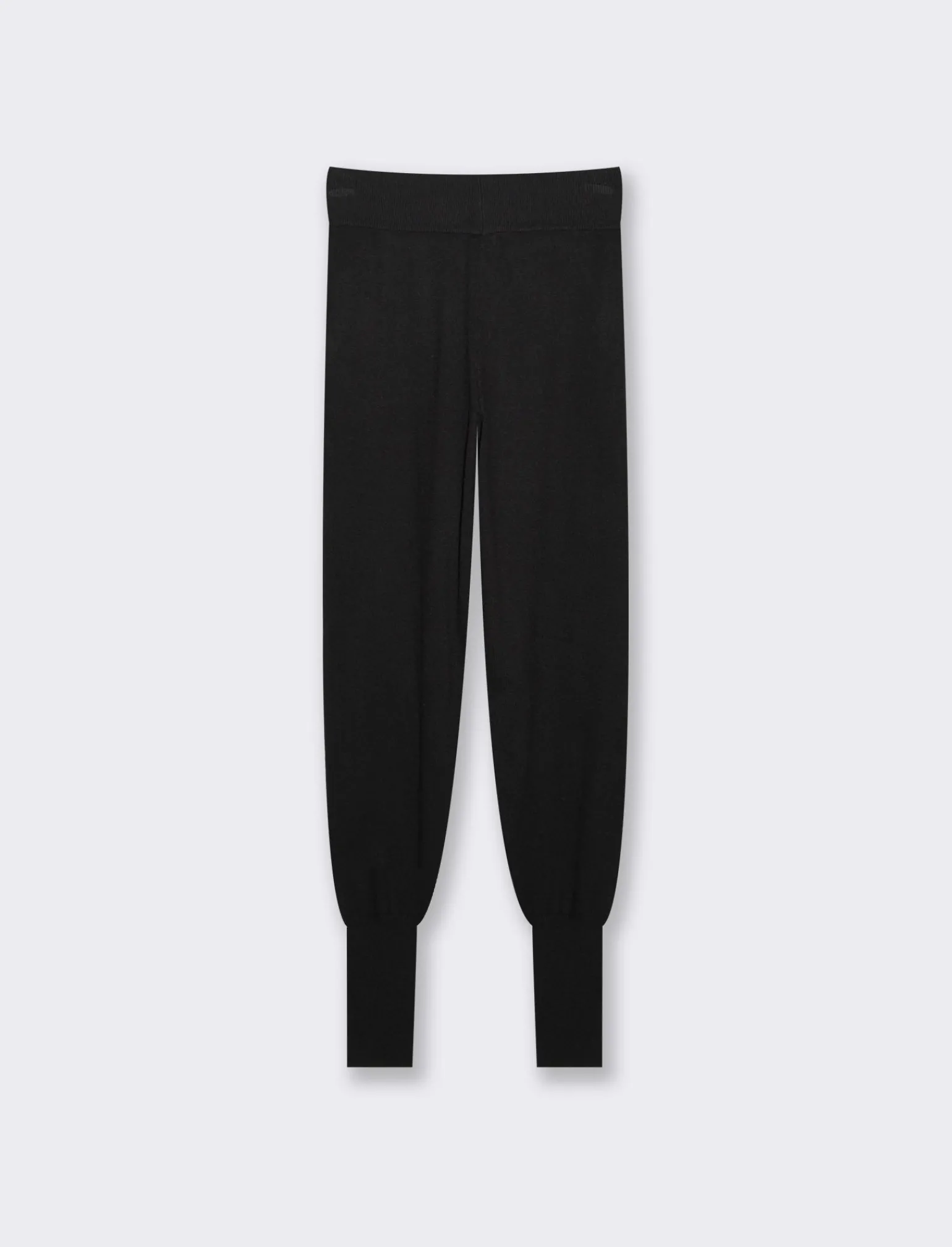 Donna Piazza Italia Donna | Pantaloni<Pantalone modello jogger con elastico alto in vita e coulisse - Nero