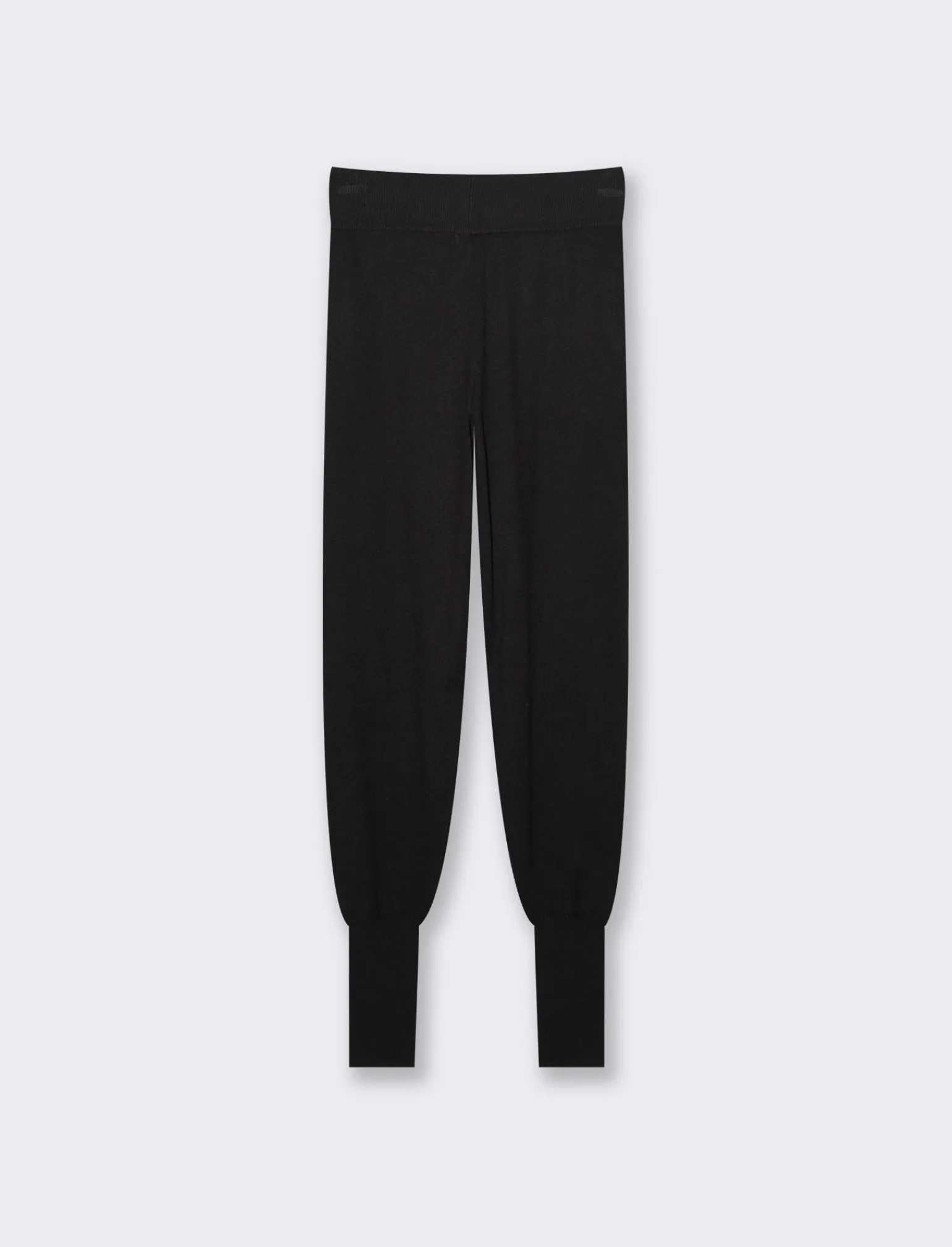 Donna Piazza Italia Donna | Pantaloni<Pantalone modello jogger con elastico alto in vita e coulisse - Nero