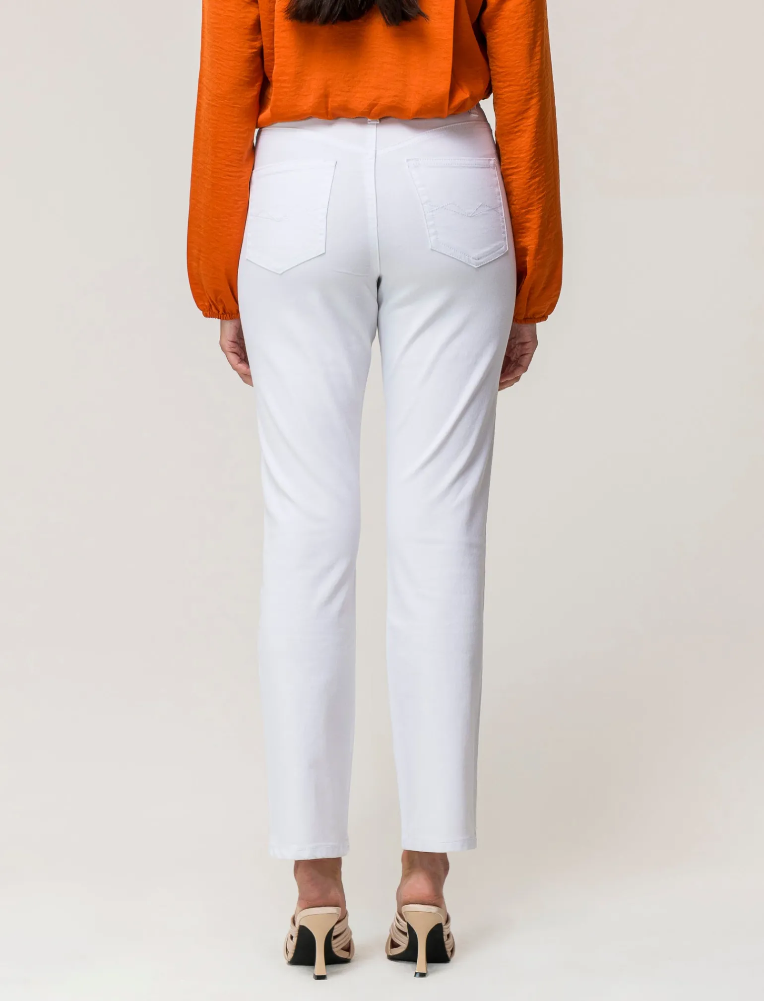 Donna Piazza Italia Donna | Jeans<Pantalone skinny cinque tasche high waist gamba dritta -