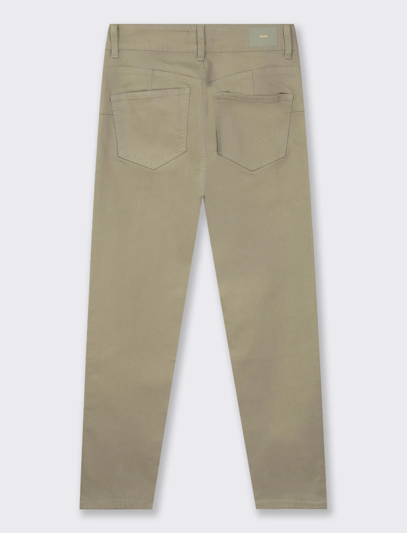 Donna Piazza Italia Jeans<Pantalone skinny colorato vita alta crop e bustino - salvia