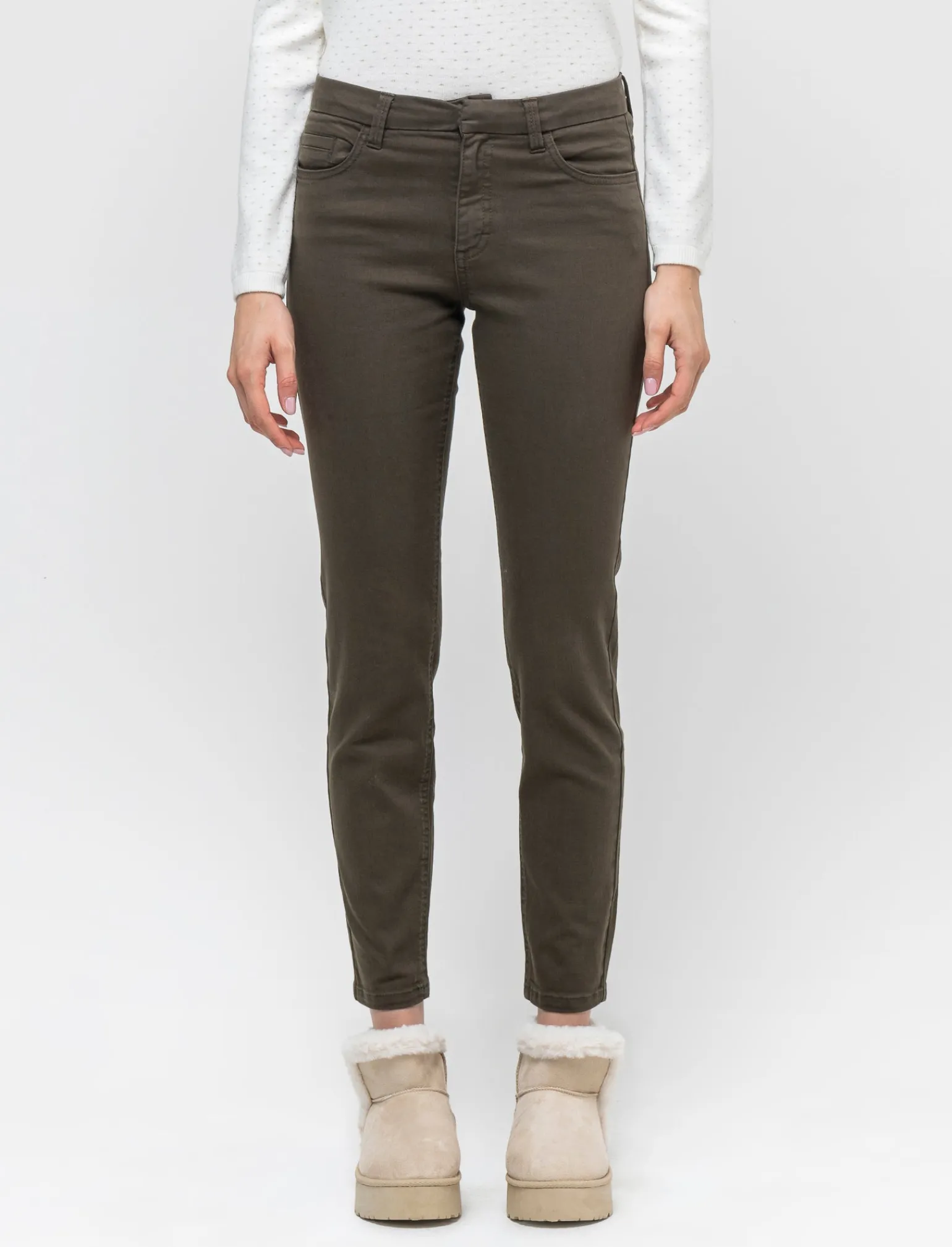 Donna Piazza Italia Donna | Jeans<Pantalone skinny vita alta - Ve.milit.