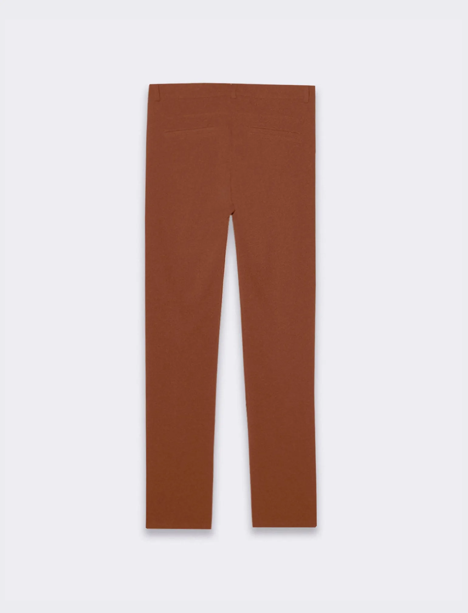Donna Piazza Italia Pantaloni<Pantalone tessuto elastico con vestibilità slim - bruciato