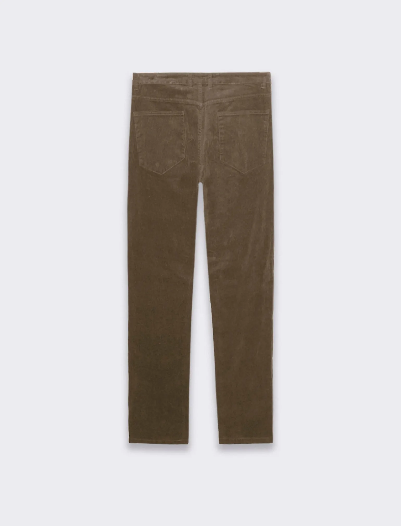 Uomo Piazza Italia Pantaloni<Pantaloni 5 tasche in velluto a coste, regular fit - kaki