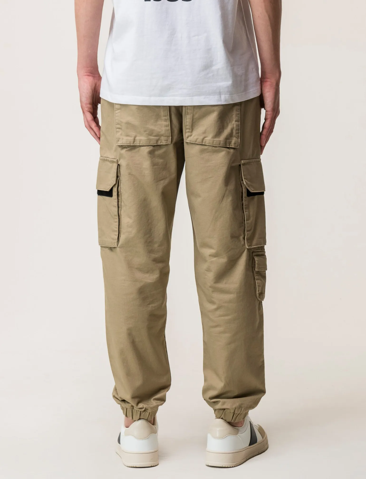 Uomo Piazza Italia Uomo | Pantaloni<Pantaloni cargo fit con tasche a filetto posteriori -
