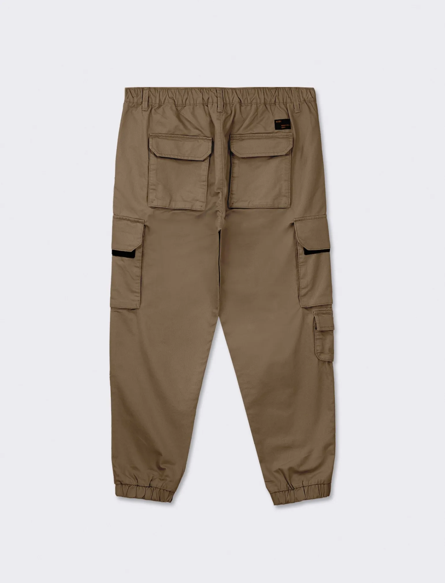 Uomo Piazza Italia Uomo | Pantaloni<Pantaloni cargo fit con tasche a filetto posteriori - kaki
