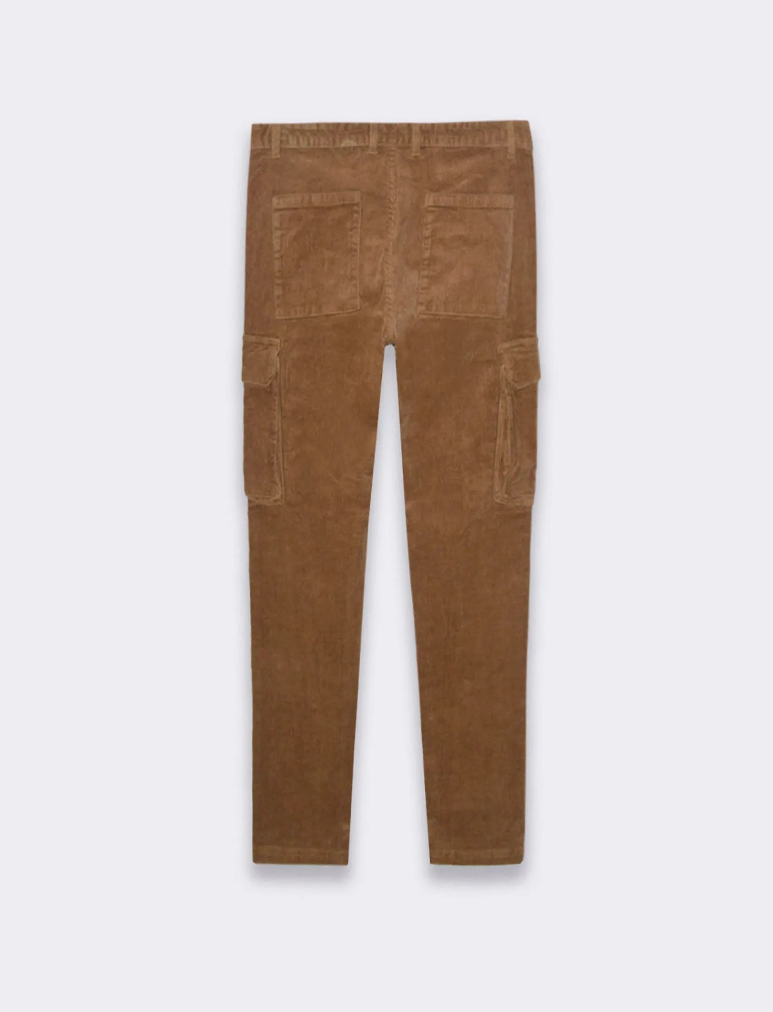 Uomo Piazza Italia Pantaloni<Pantaloni cargo in velluto a coste tapered fit con tasche a toppa posteriori -