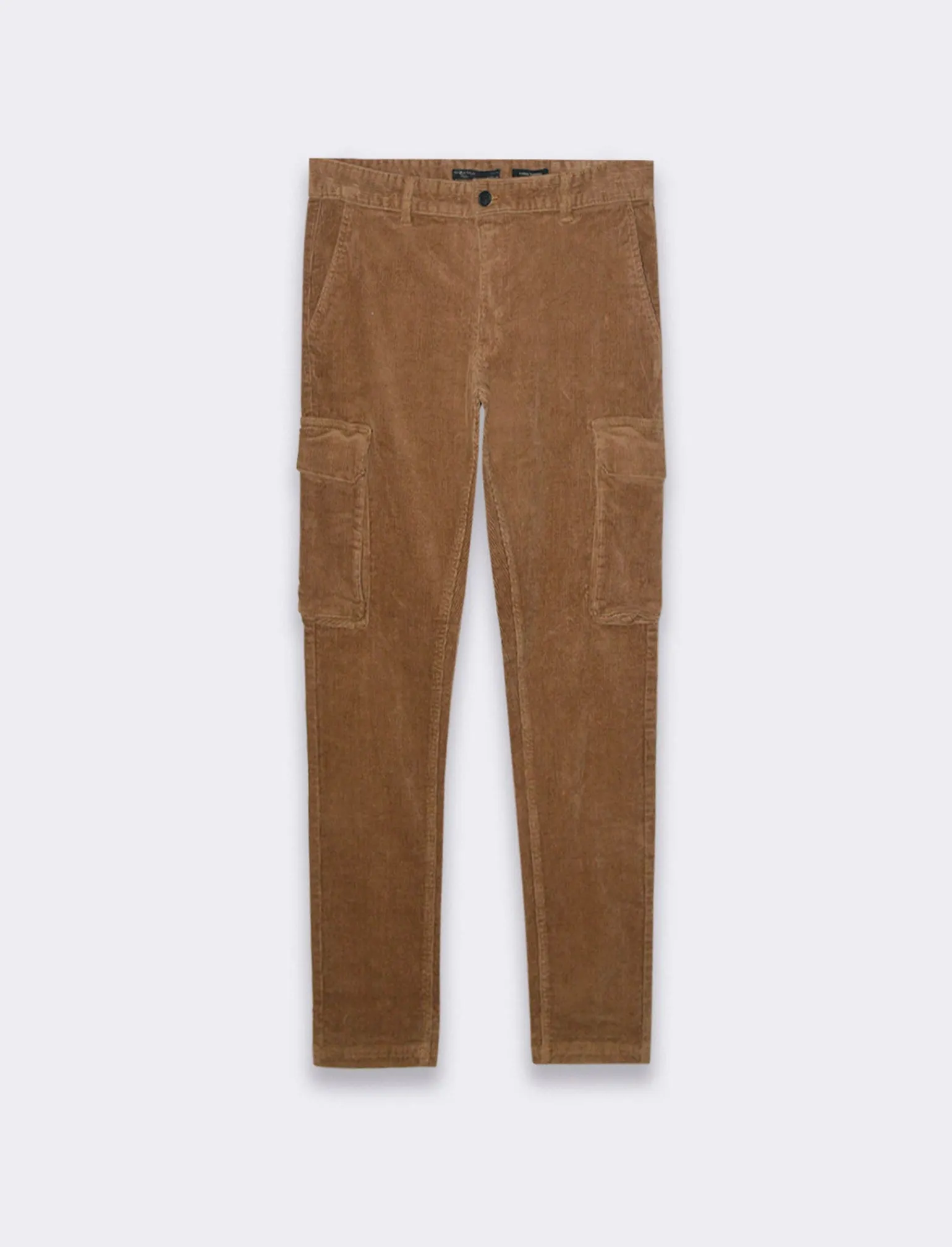Uomo Piazza Italia Pantaloni<Pantaloni cargo in velluto a coste tapered fit con tasche a toppa posteriori -
