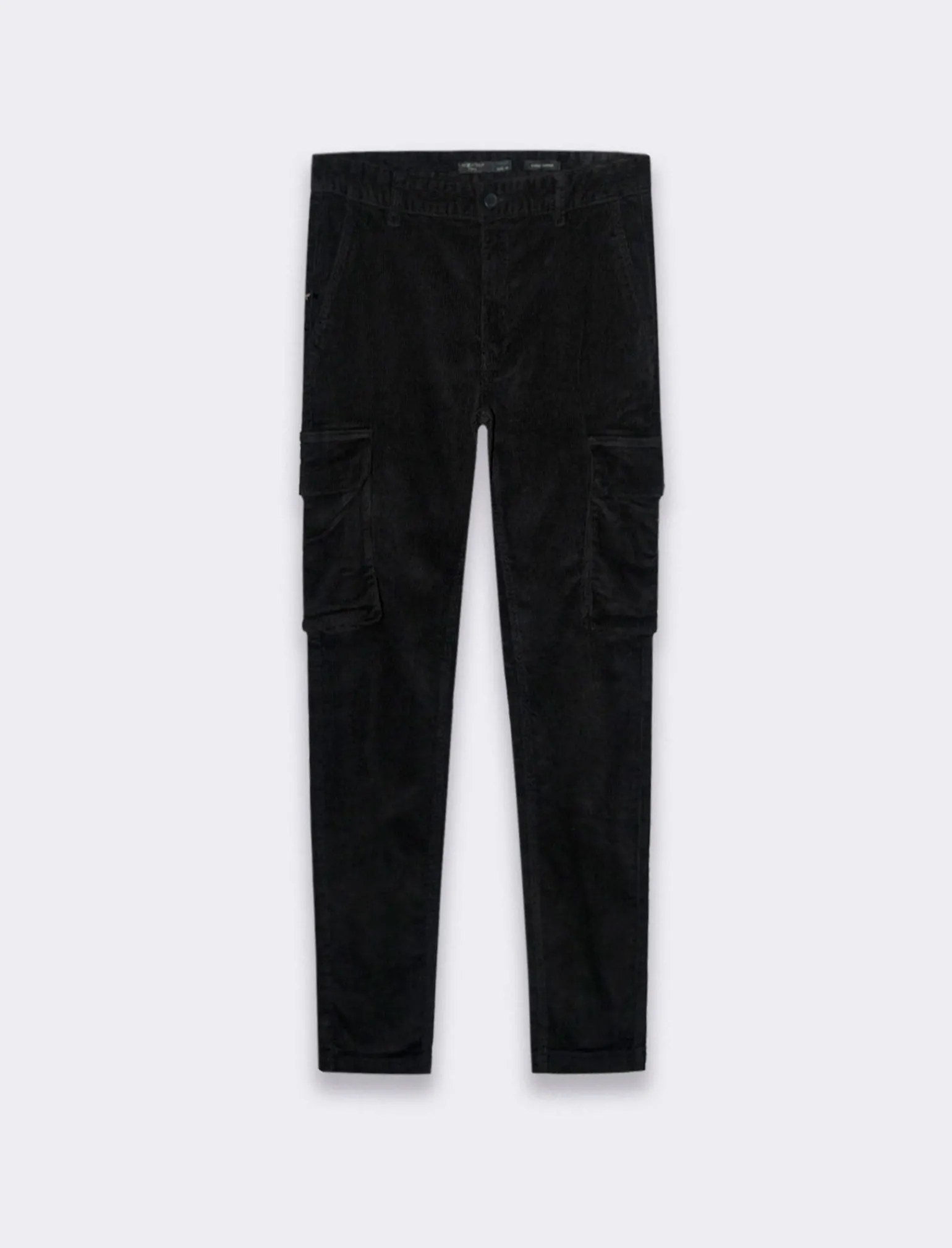 Uomo Piazza Italia Pantaloni<Pantaloni cargo in velluto a coste tapered fit con tasche a toppa posteriori -