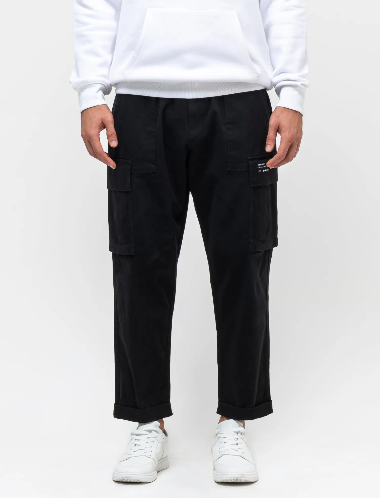 Uomo Piazza Italia Uomo | Pantaloni<Pantaloni cargo Relaxed fit con tasche a filetto -