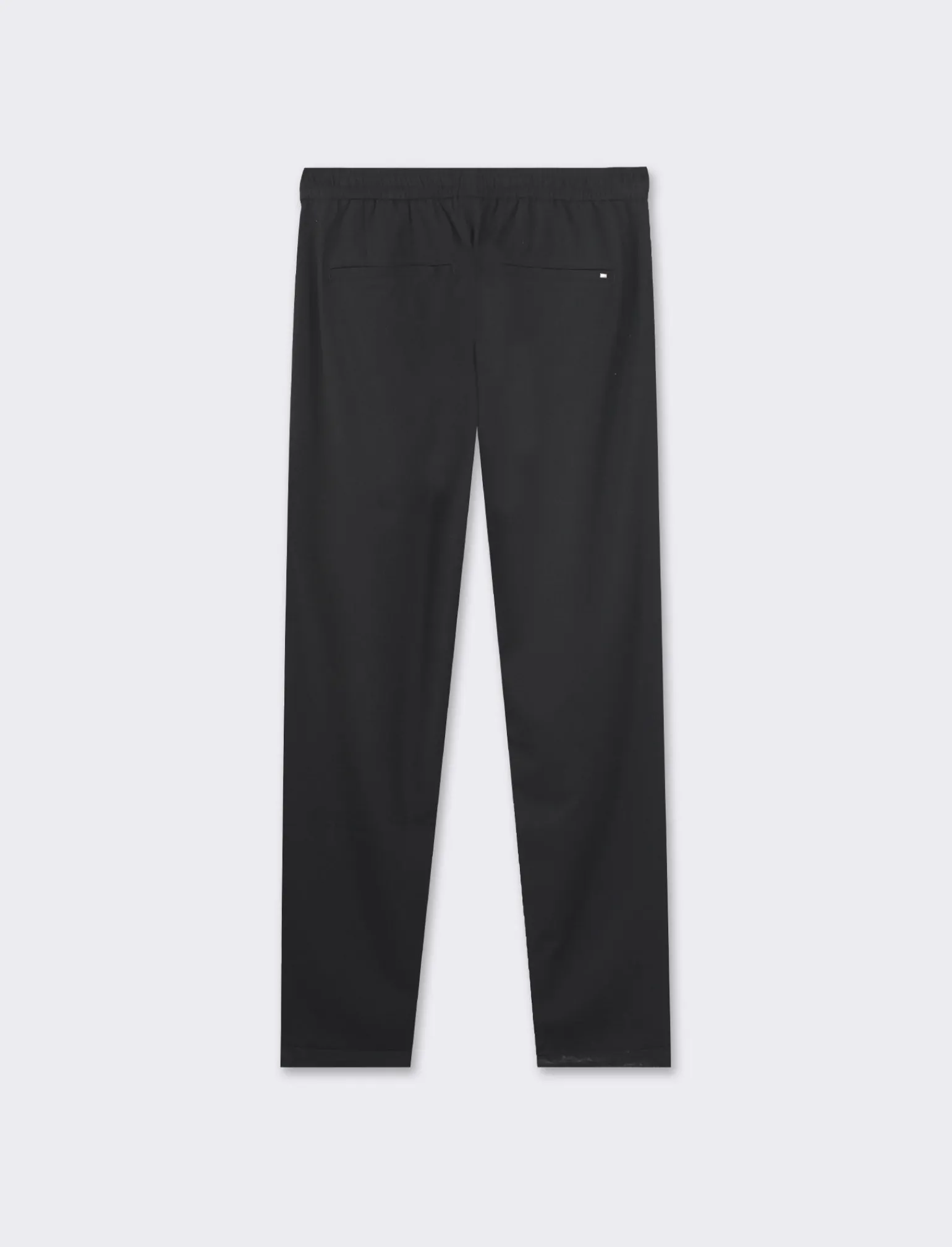 Uomo Piazza Italia Pantaloni<Pantaloni chino con vita elasticizzata regolabile con laccio e dettaglio di tasche a filetto posteri -