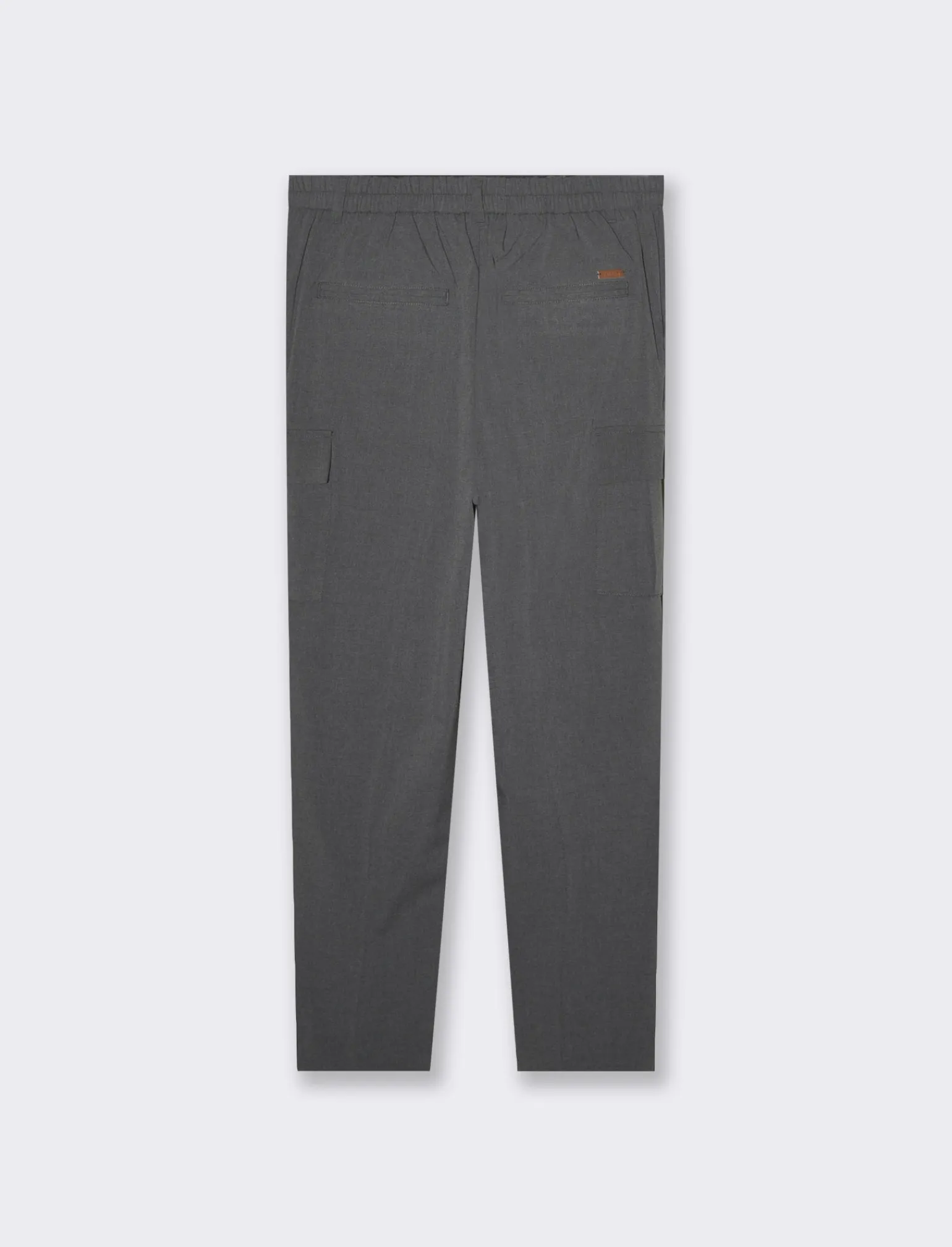 Uomo Piazza Italia Uomo | Pantaloni<Pantaloni chino con vita semi elasticizzatacon pinces sul davanti - Antracite melange