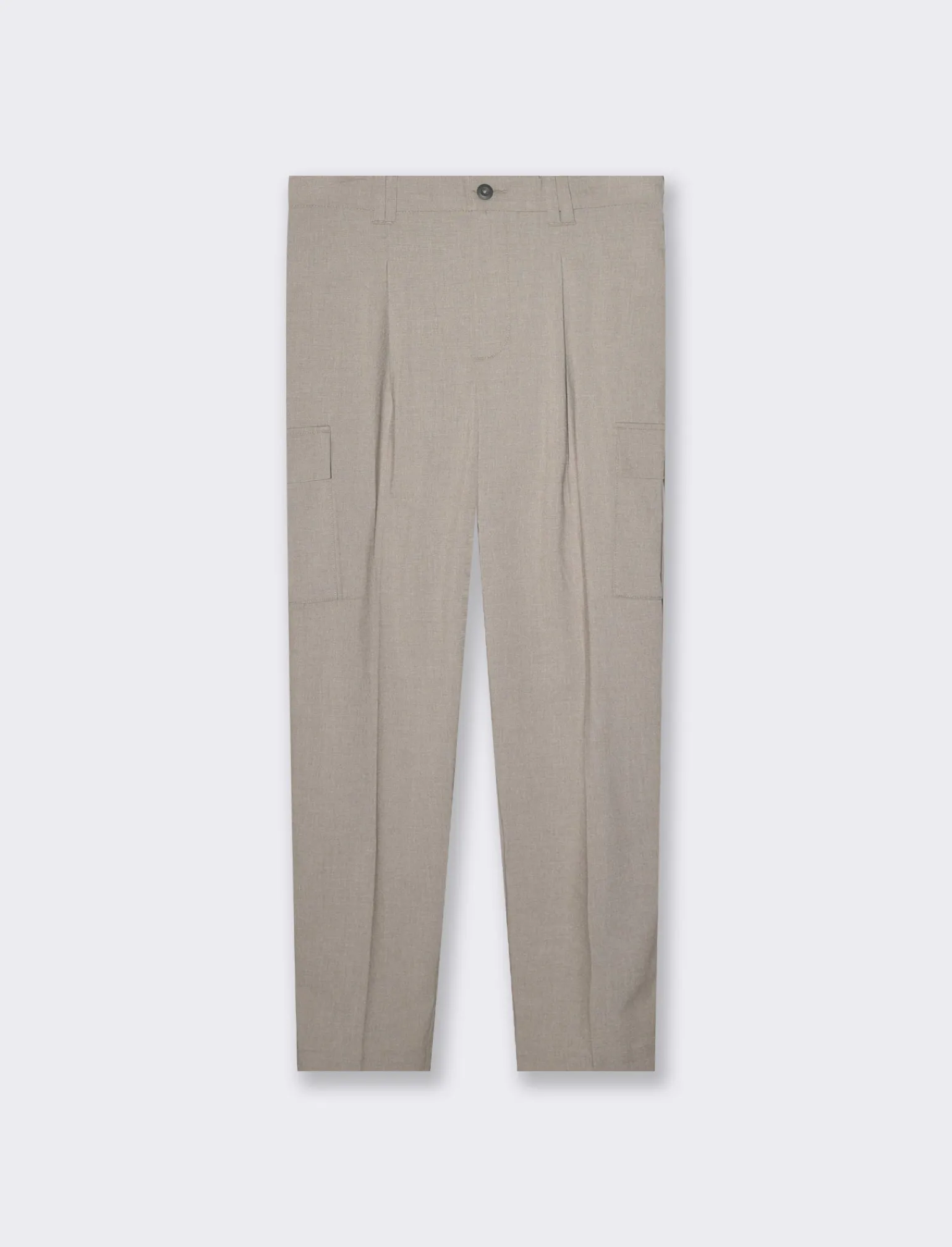 Uomo Piazza Italia Uomo | Pantaloni<Pantaloni chino con vita semi elasticizzatacon pinces sul davanti -