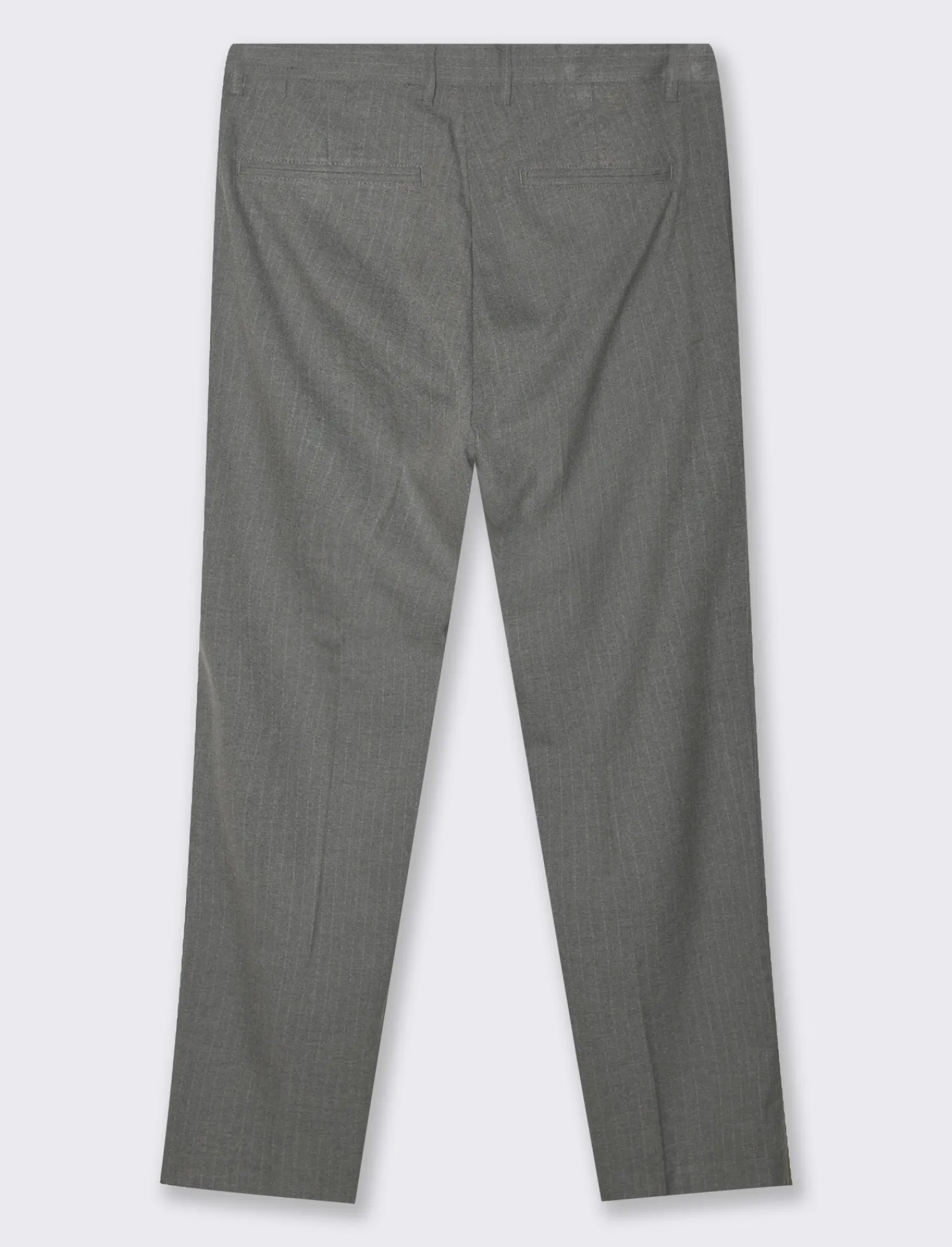 Uomo Piazza Italia Uomo | Pantaloni<Pantaloni chino fantasia a righe wide fit - Antracite melange