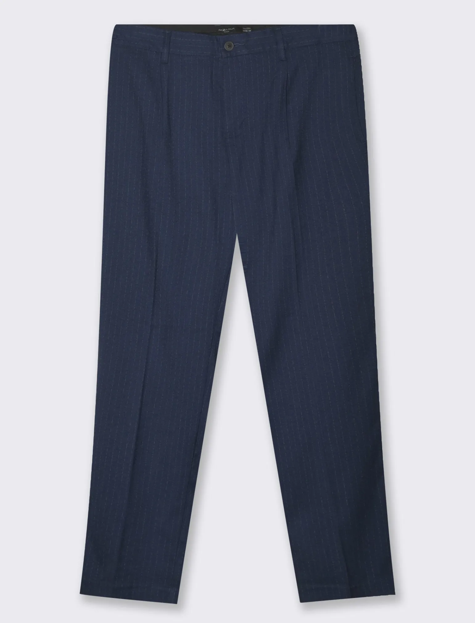 Uomo Piazza Italia Uomo | Pantaloni<Pantaloni chino fantasia a righe wide fit -
