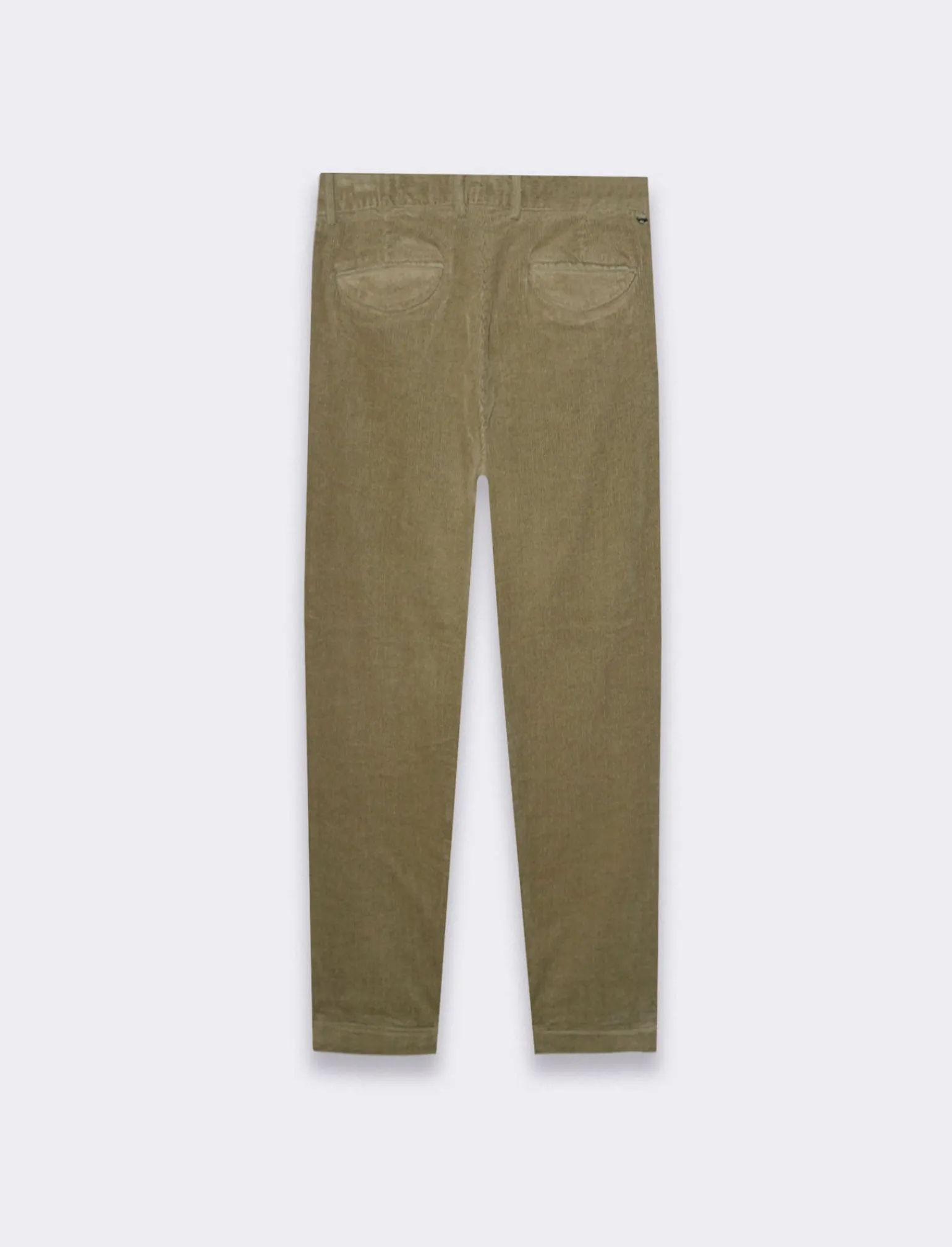 Uomo Piazza Italia Pantaloni<Pantaloni Chino in velluto a coste regular fit e pinces sul davanti - salvia