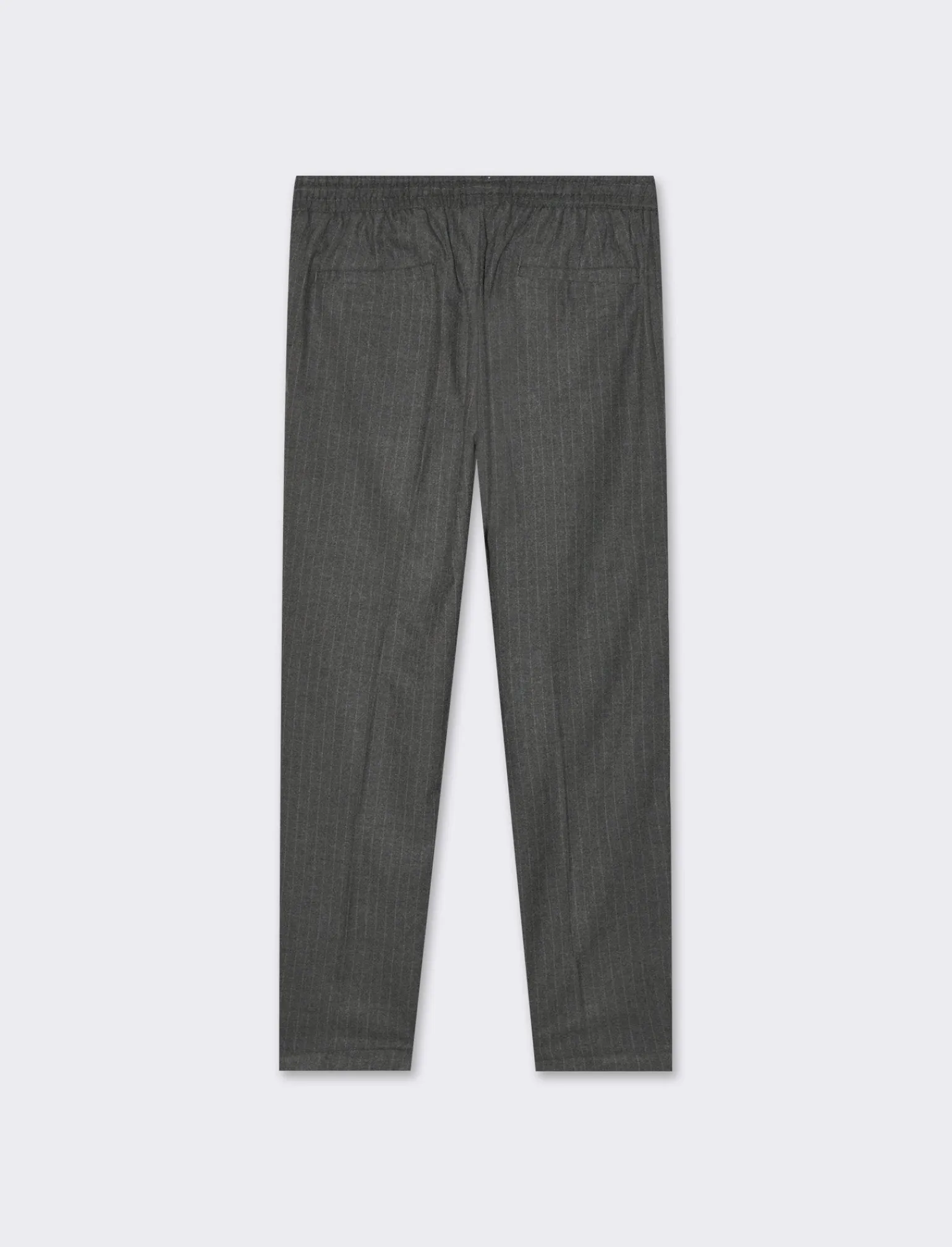 Uomo Piazza Italia Pantaloni<Pantaloni Chino jogger fantasia a righe, regular fit - Antracite melange