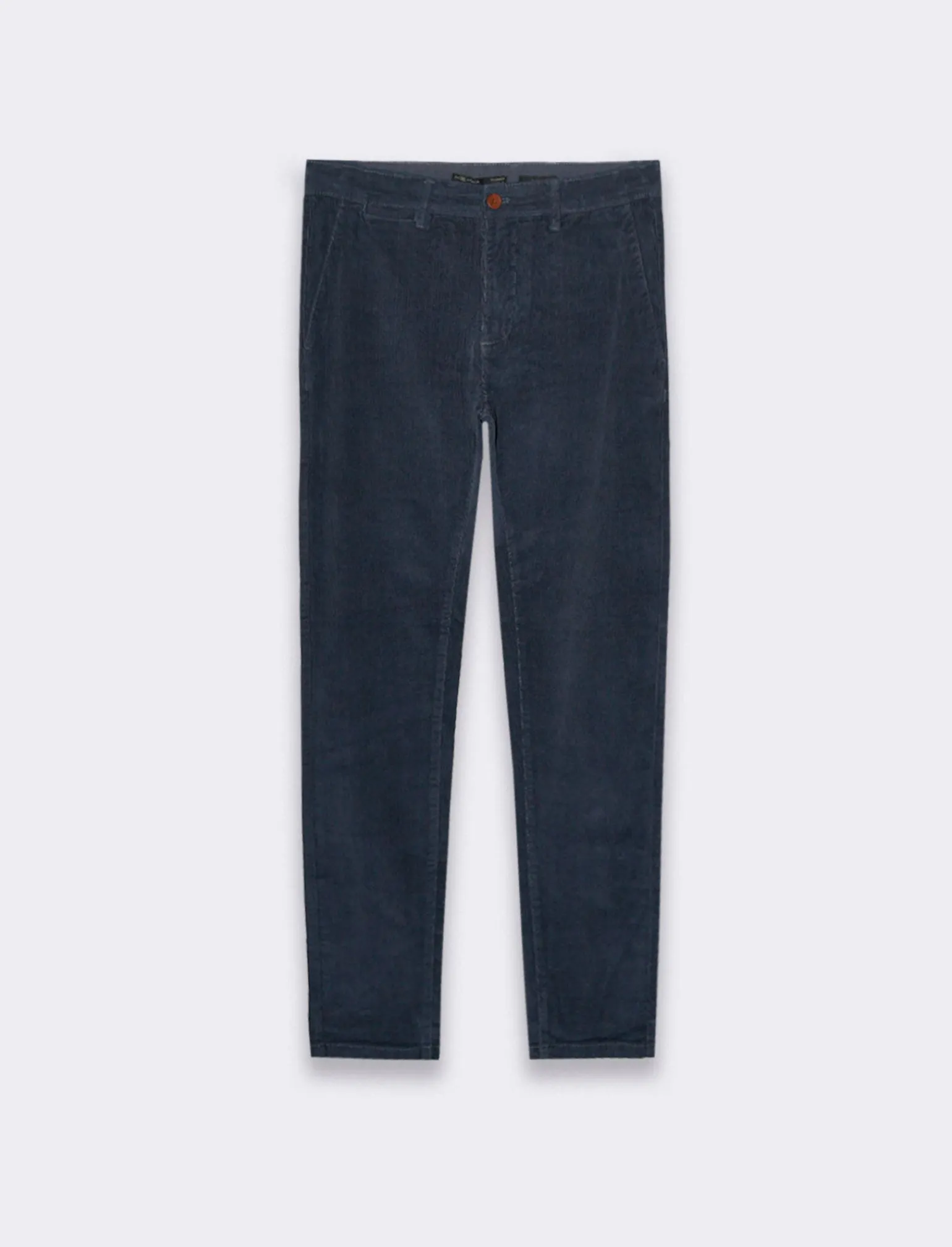 Uomo Piazza Italia Pantaloni<Pantaloni chino jogger in velluto slim fit vita elasticizzata con laccio interno - Avion