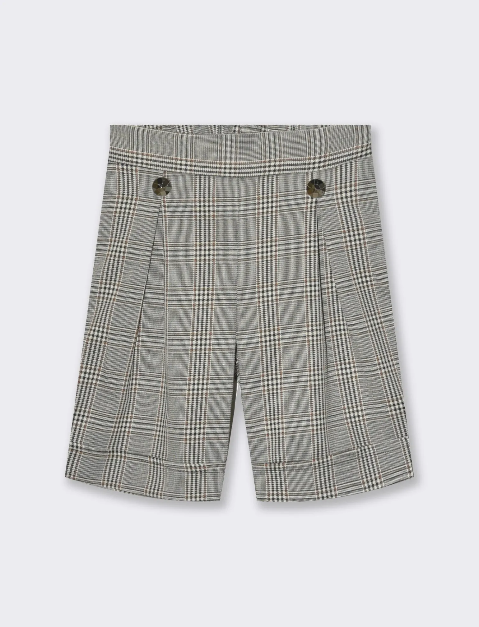 Piazza Italia Pantaloni | Pantaloni<Pantaloni da bambina a fantasia pied de poule con bottoni decorativi - Fantasia