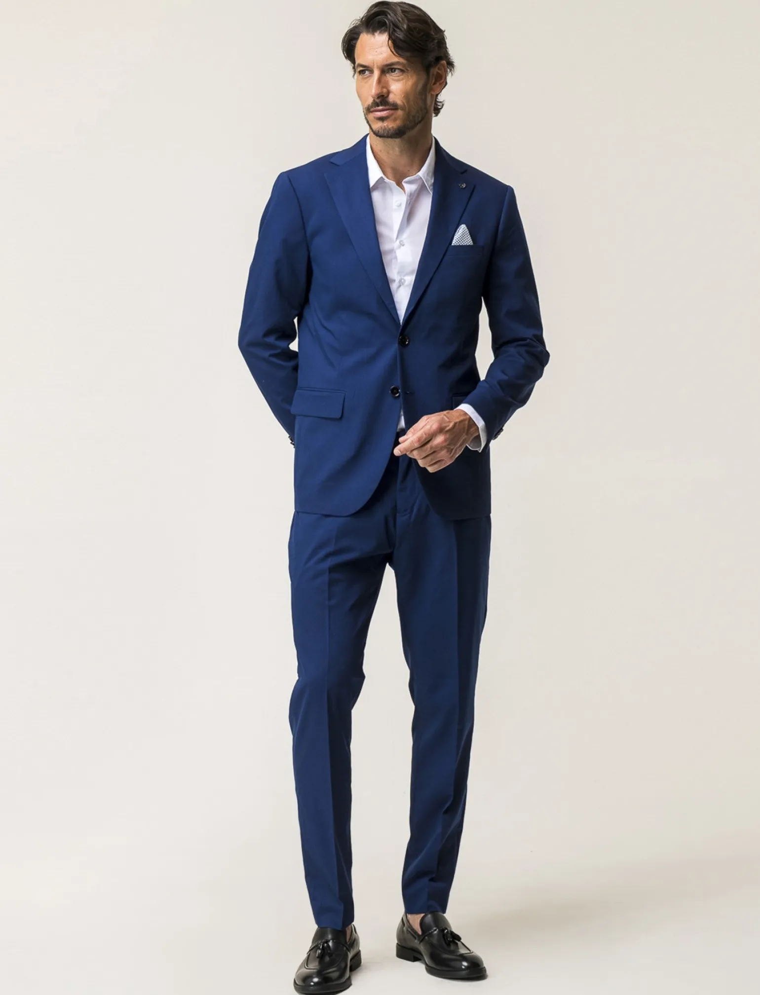 Uomo Piazza Italia Uomo | Pantaloni<Pantaloni formal fit con tasche a filetto posteriori - ette