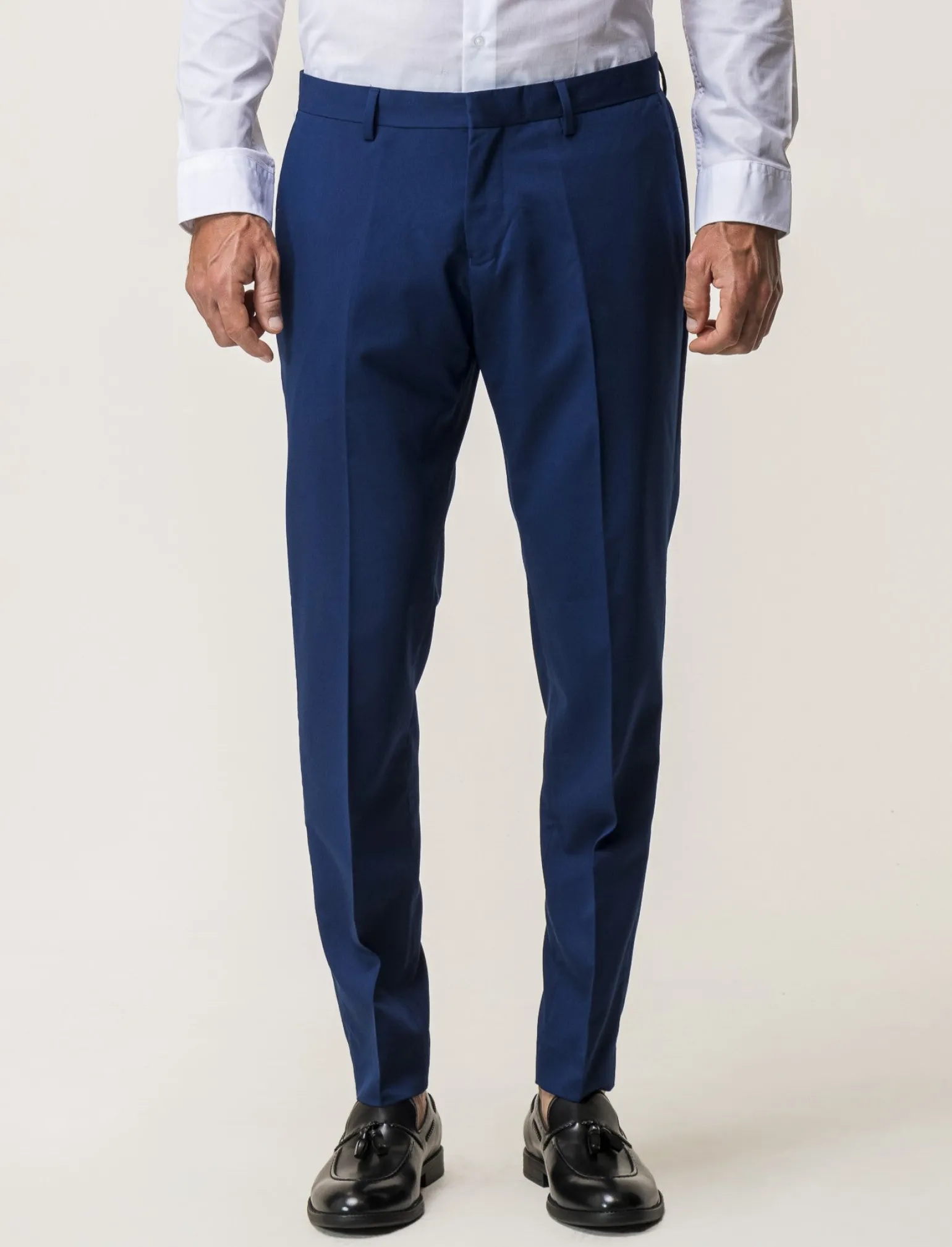 Uomo Piazza Italia Uomo | Pantaloni<Pantaloni formal fit con tasche a filetto posteriori - ette