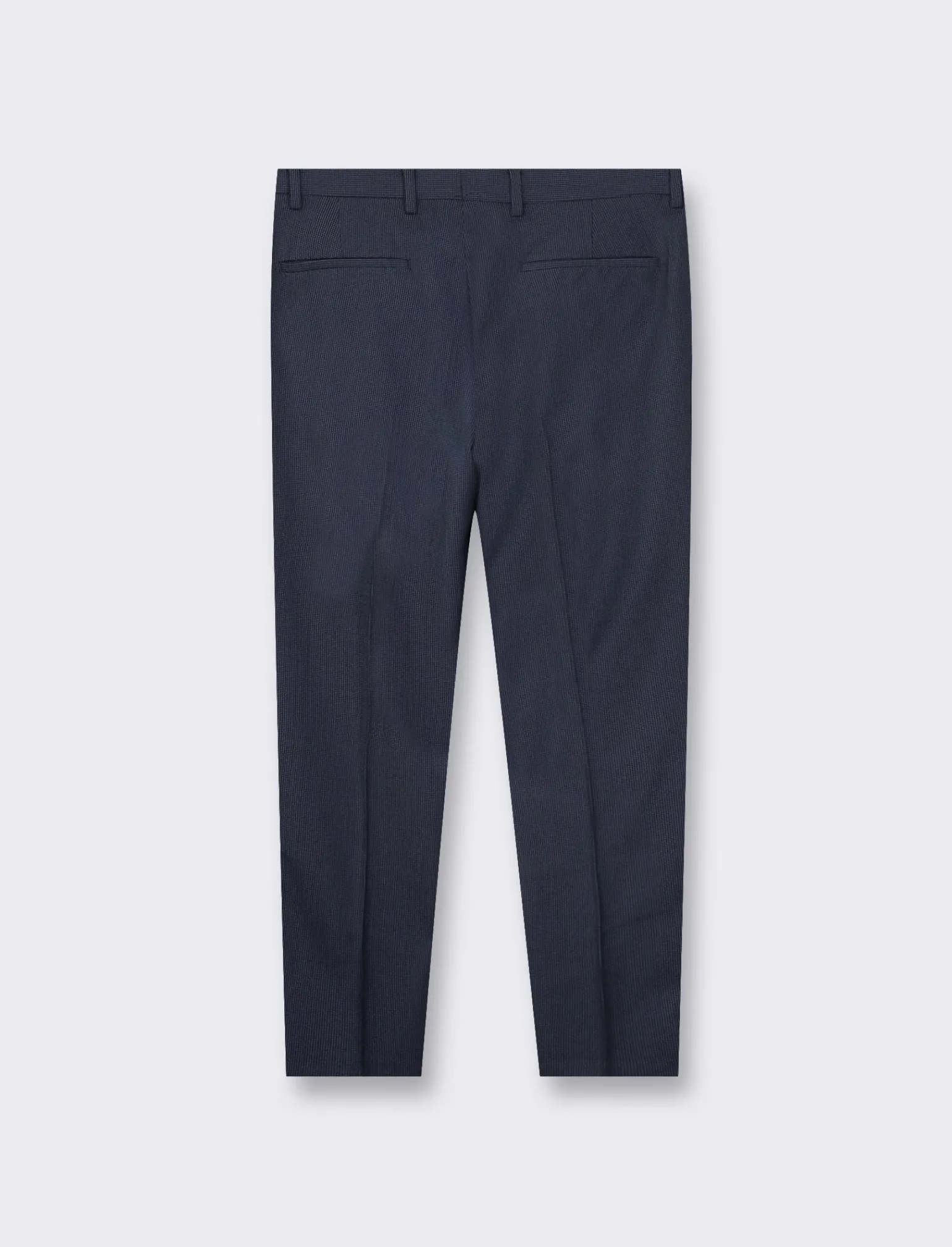 Uomo Piazza Italia Uomo | Pantaloni<Pantaloni formal fit con tasche a filetto posteriori e chiusura anteriore con cerniera e bottone -