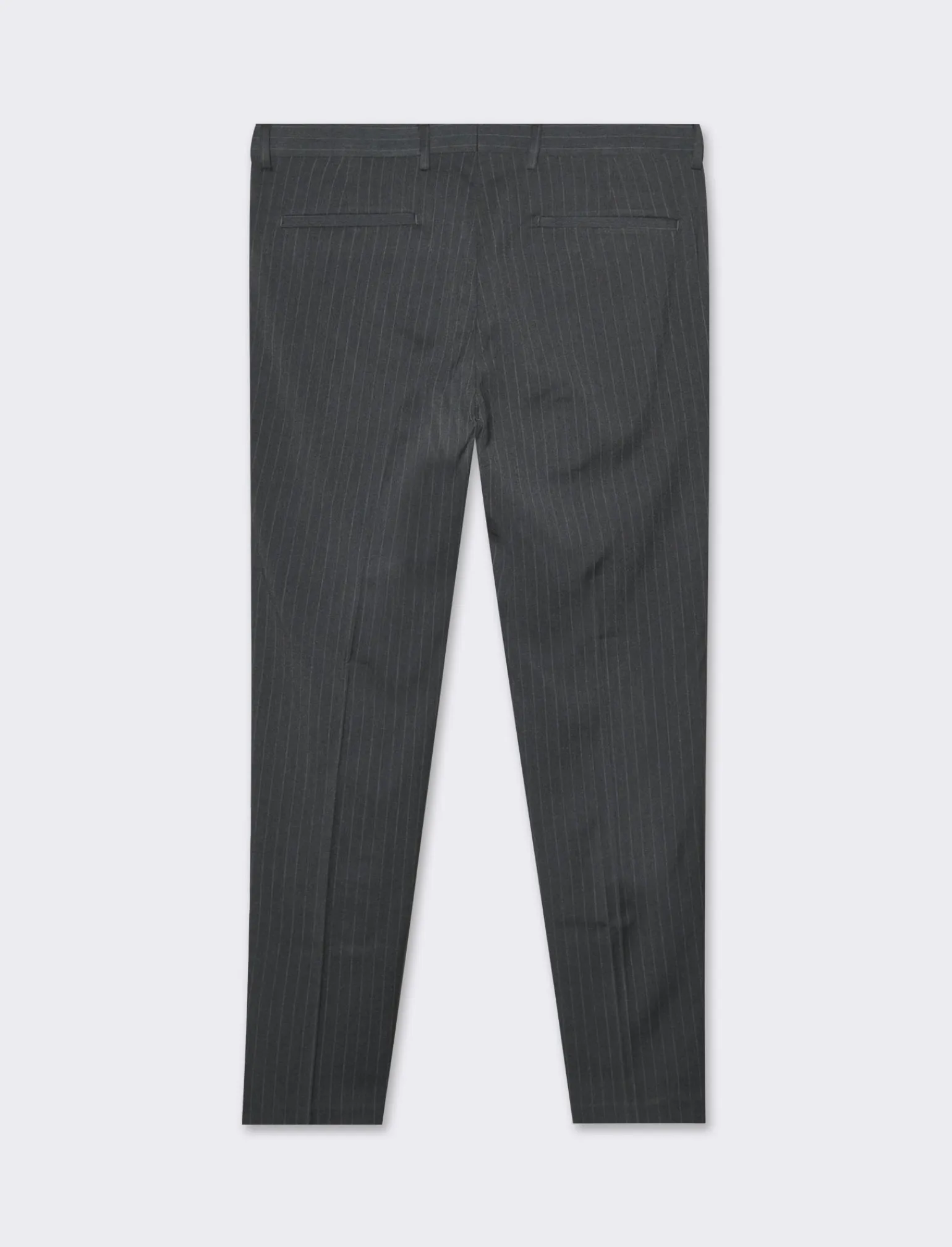 Uomo Piazza Italia Uomo | Pantaloni<Pantaloni formal fit tessuto fantasia gessata - Antracite melange