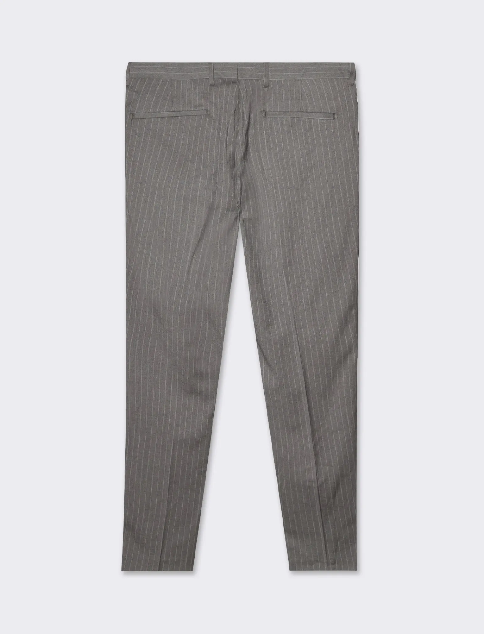Uomo Piazza Italia Uomo | Pantaloni<Pantaloni formal fit tessuto fantasia gessata - tortora