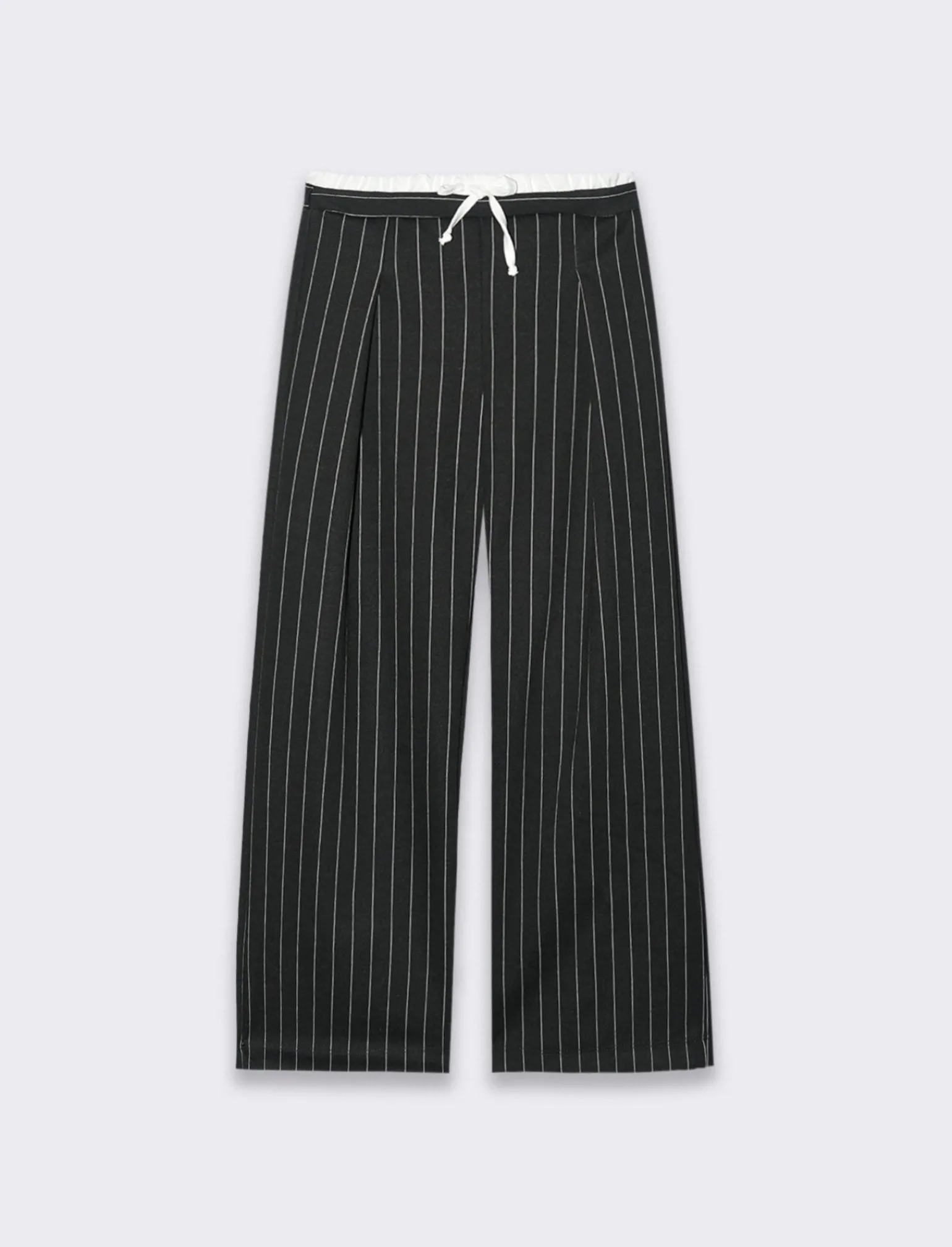 Piazza Italia Bambina | Pantaloni<Pantaloni gamba larga gessati con bustino - Righe