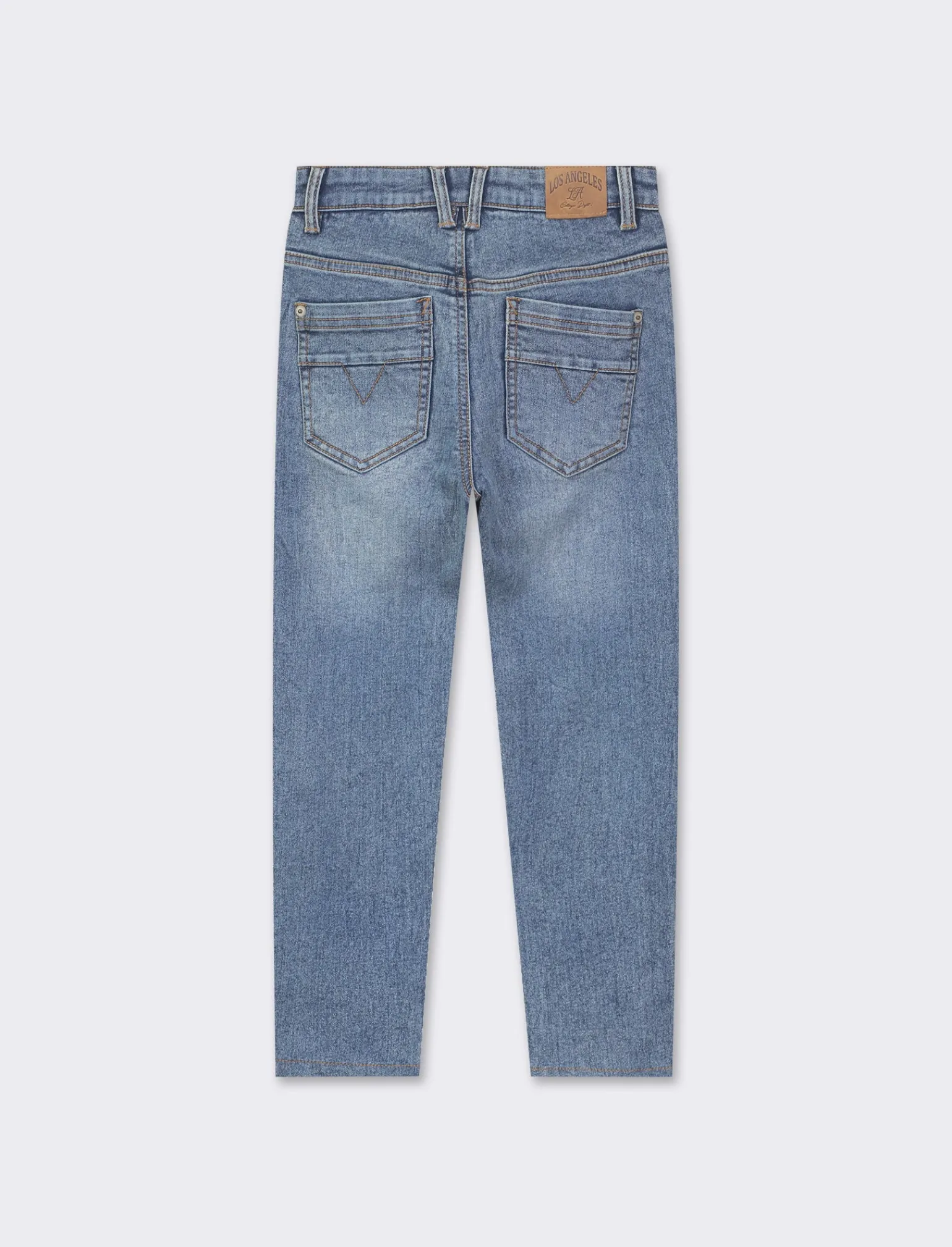 Bambino Piazza Italia Bambino | Jeans<Pantaloni in denim slim fit, elastico regolabile in vita con dettaglio taschino a contrasto - Denim