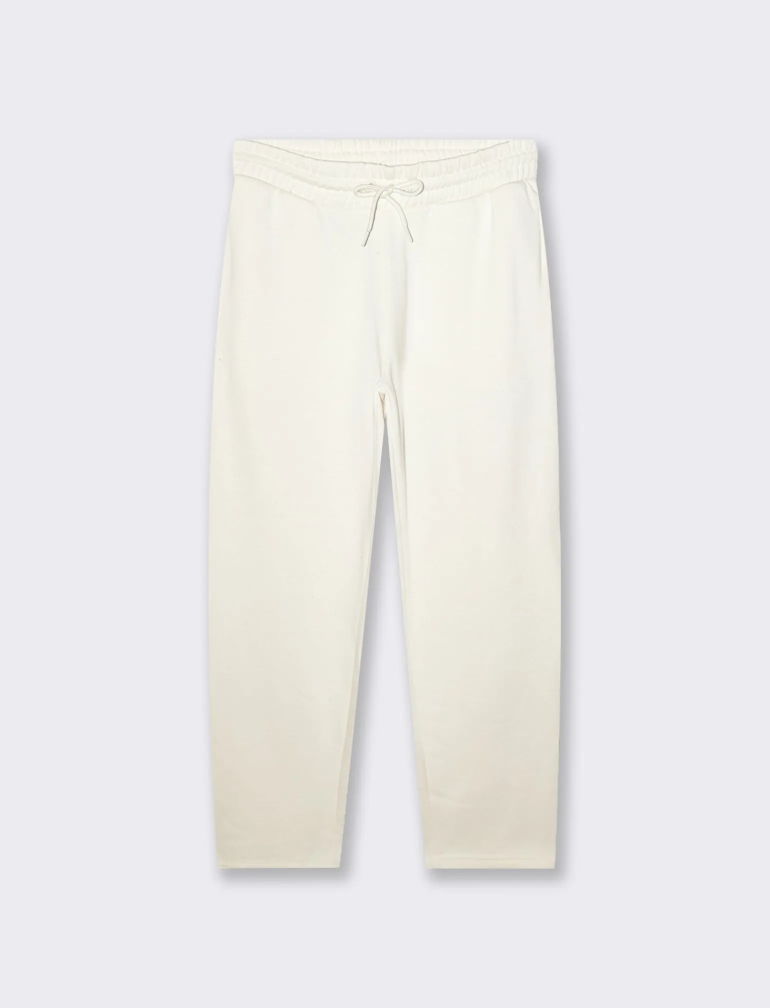 Uomo Piazza Italia Pantaloni<Pantaloni in felpa con vita jogger elasticizzata regolabile - latte