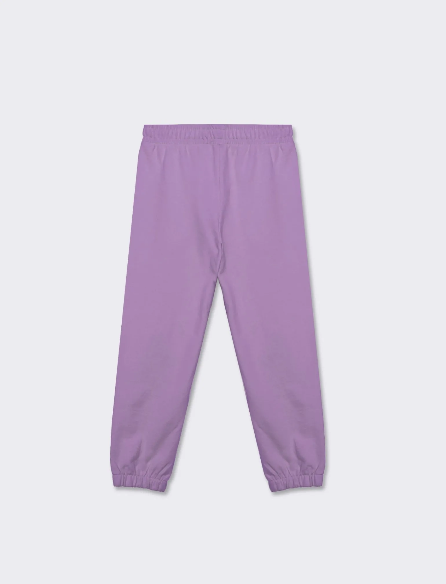 Piazza Italia Bambina | Leggings E Jogger<Pantaloni in felpa di cotone con elastico in vita e al fondo e tagli frontali - Lilla