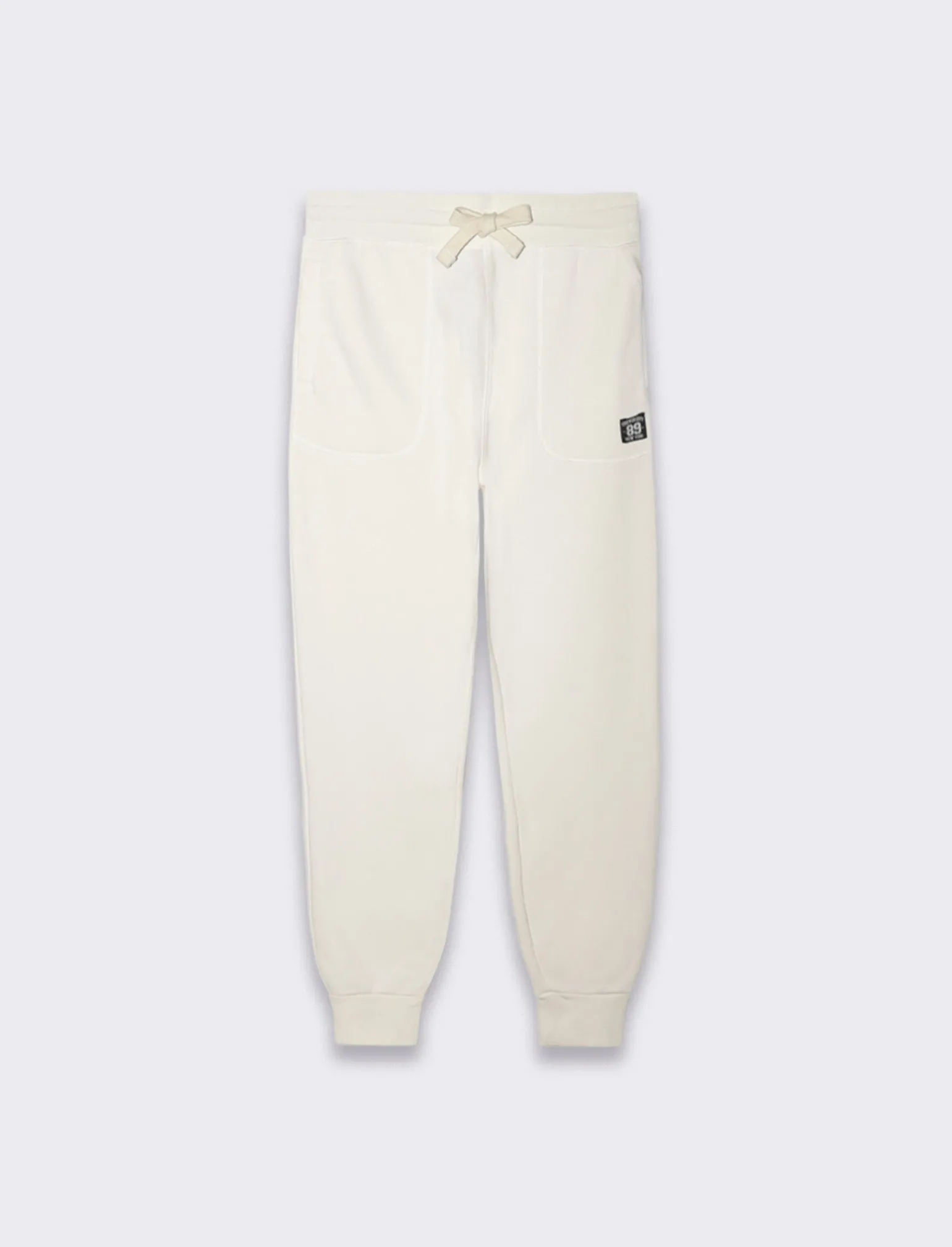 Uomo Piazza Italia Uomo | Pantaloni<Pantaloni in felpa in misto cotone garzato relaxed fit - latte
