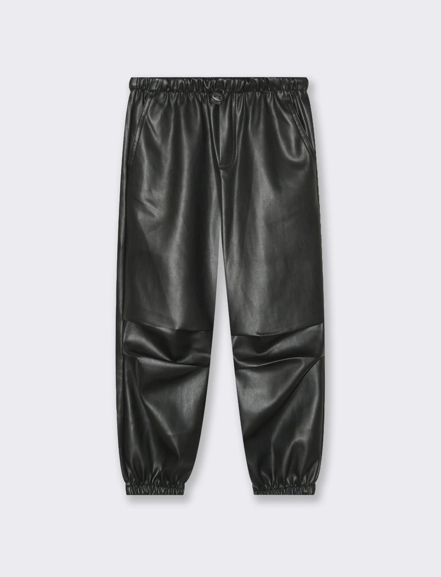 Piazza Italia Bambina | Pantaloni<Pantaloni in finta pelle con coulisse in vita -