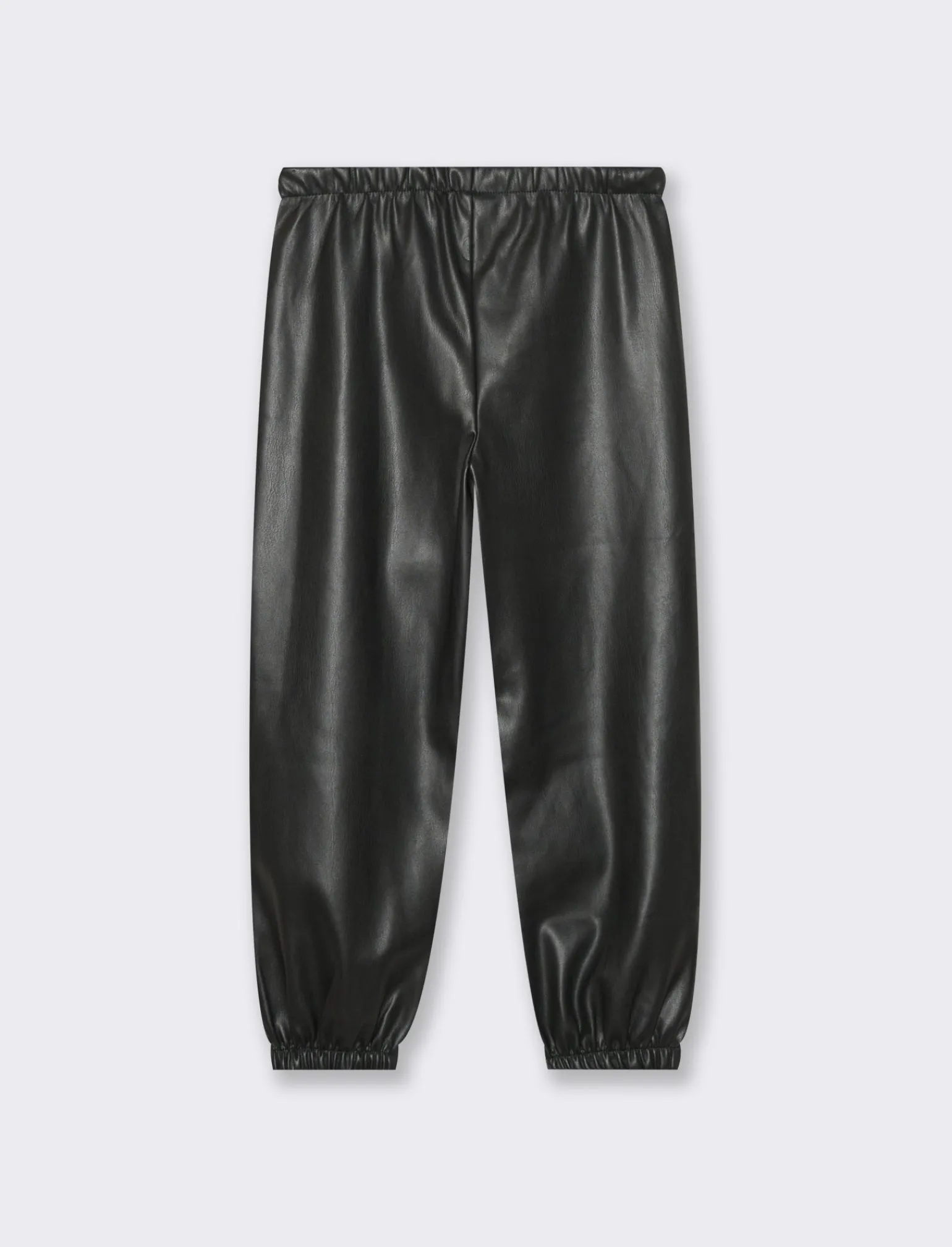 Piazza Italia Bambina | Pantaloni<Pantaloni in finta pelle con coulisse in vita -