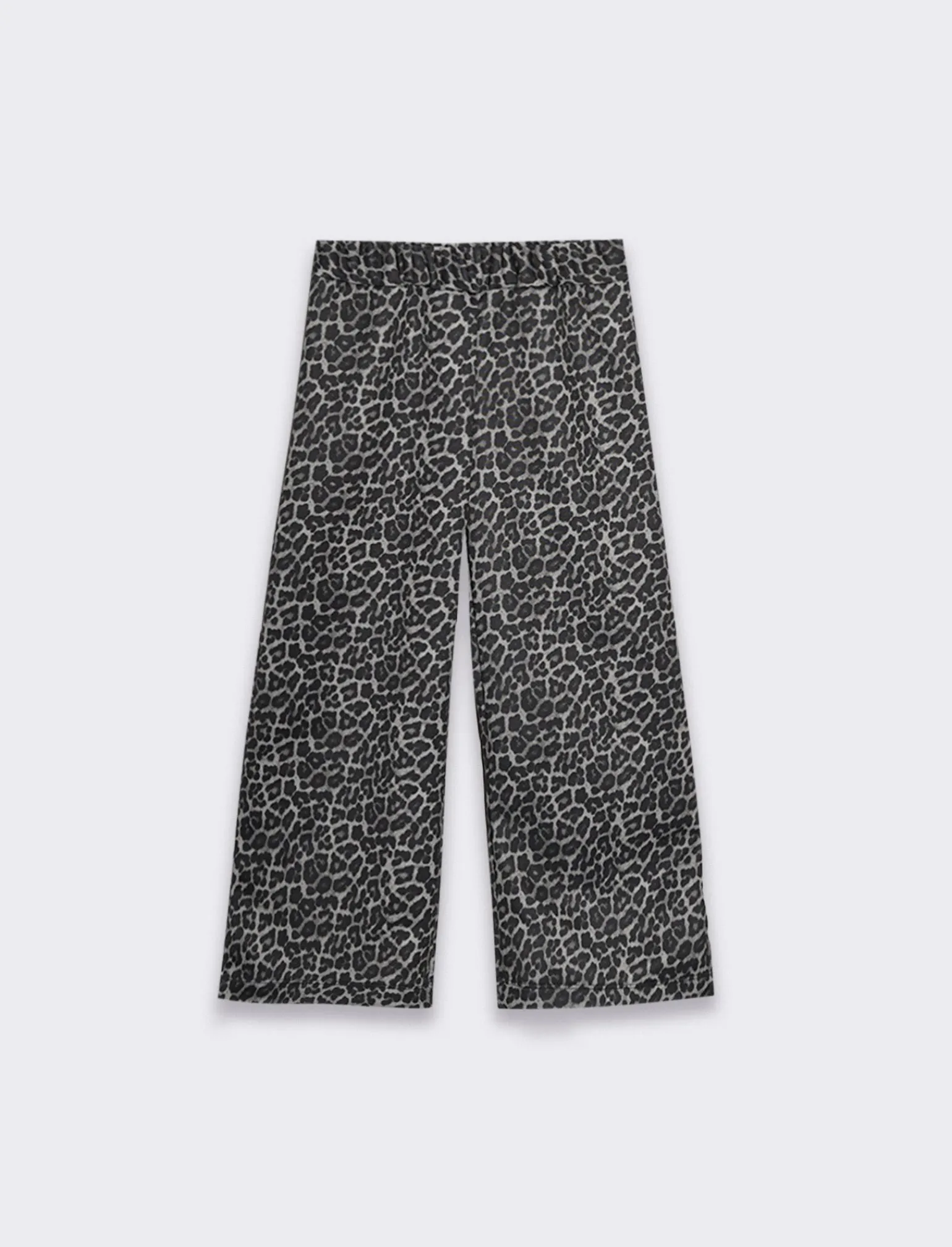 Piazza Italia Bambina | Leggings E Jogger<Pantaloni in scuba stampato a fantasia leopardata con gamba ampia - Fantasia