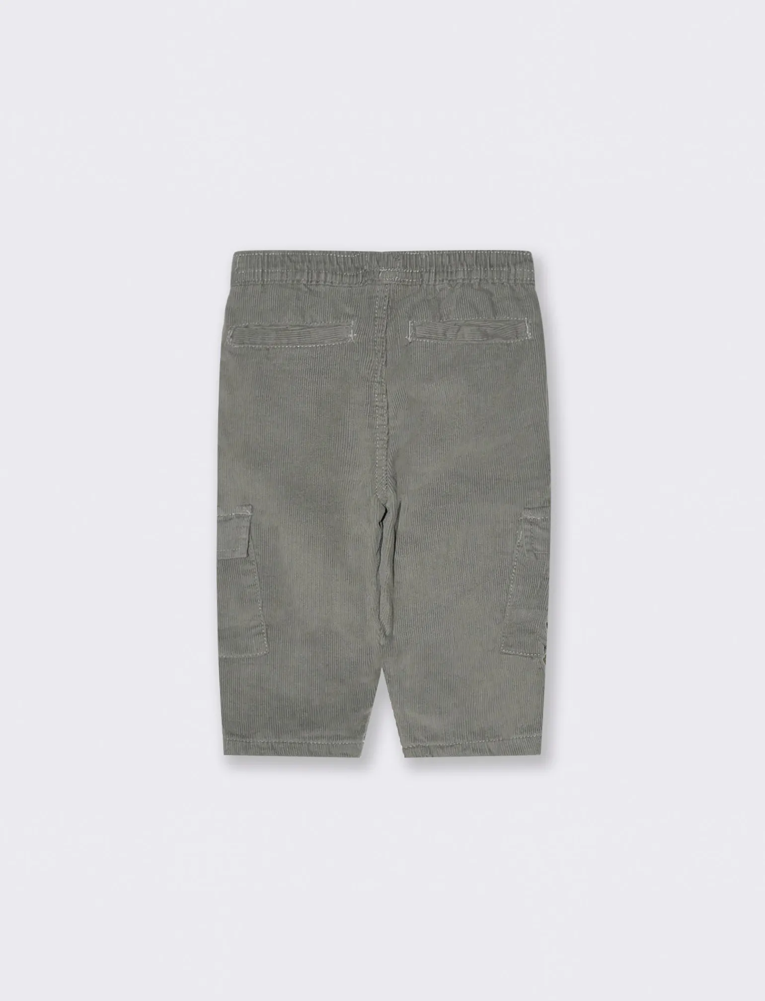 Piazza Italia Neonato | Pantaloni<Pantaloni in velluto a coste, con vita elastica e tasconi laterali - Grigio