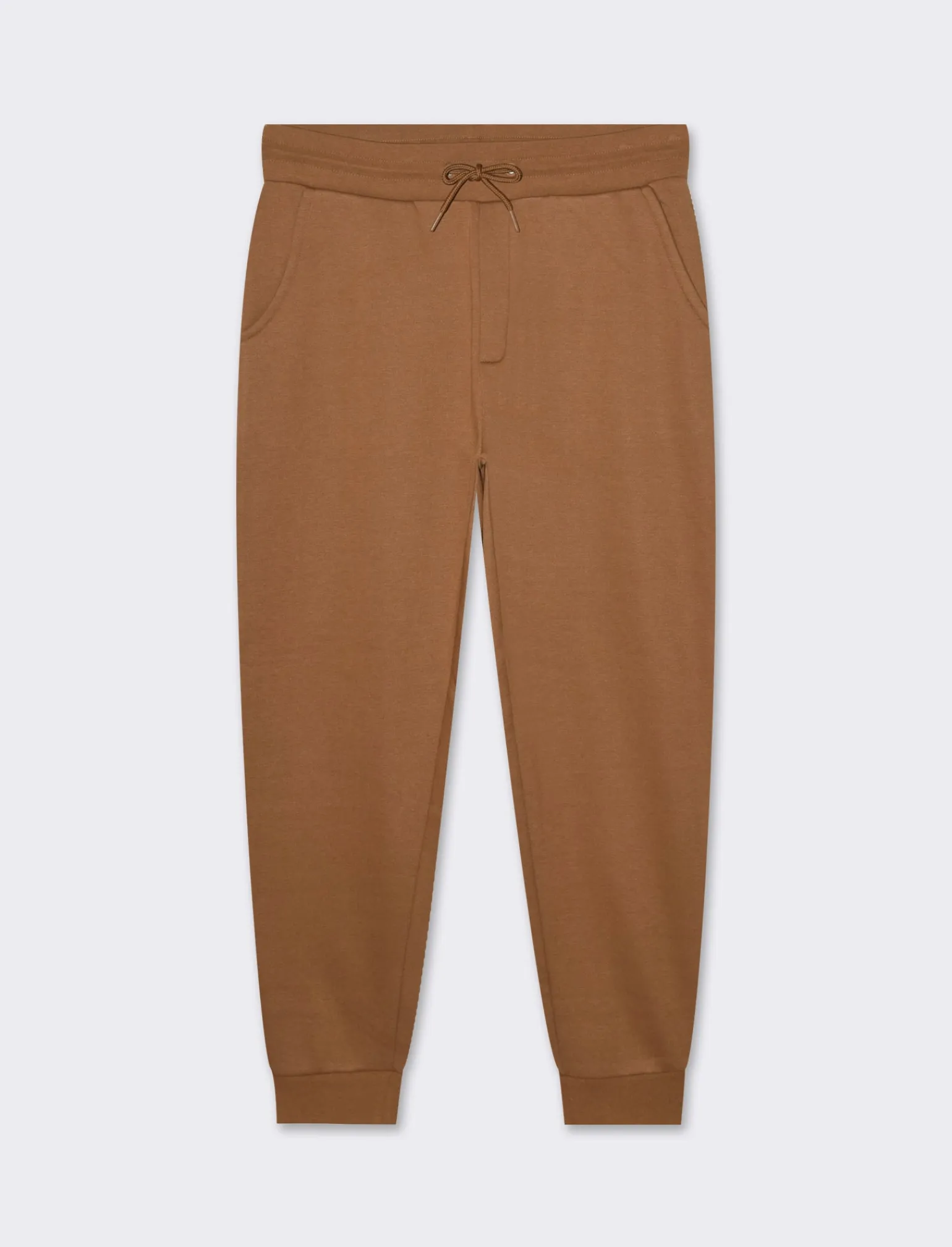 Uomo Piazza Italia Pantaloni<Pantaloni jogger basic in felpa garzata - tabacco
