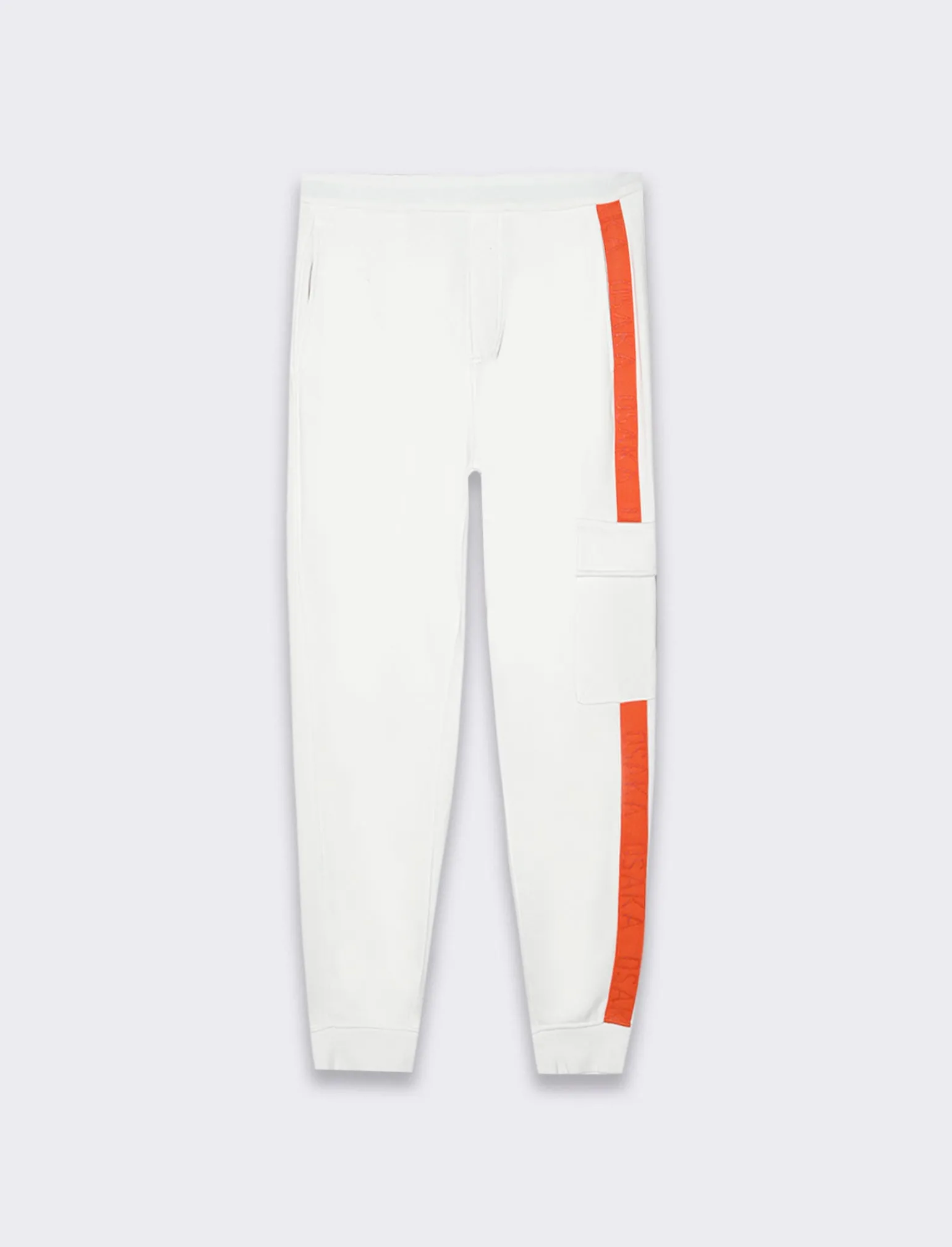 Uomo Piazza Italia Uomo | Pantaloni<Pantaloni jogger in felpa con vita elasticizzata - Bianco