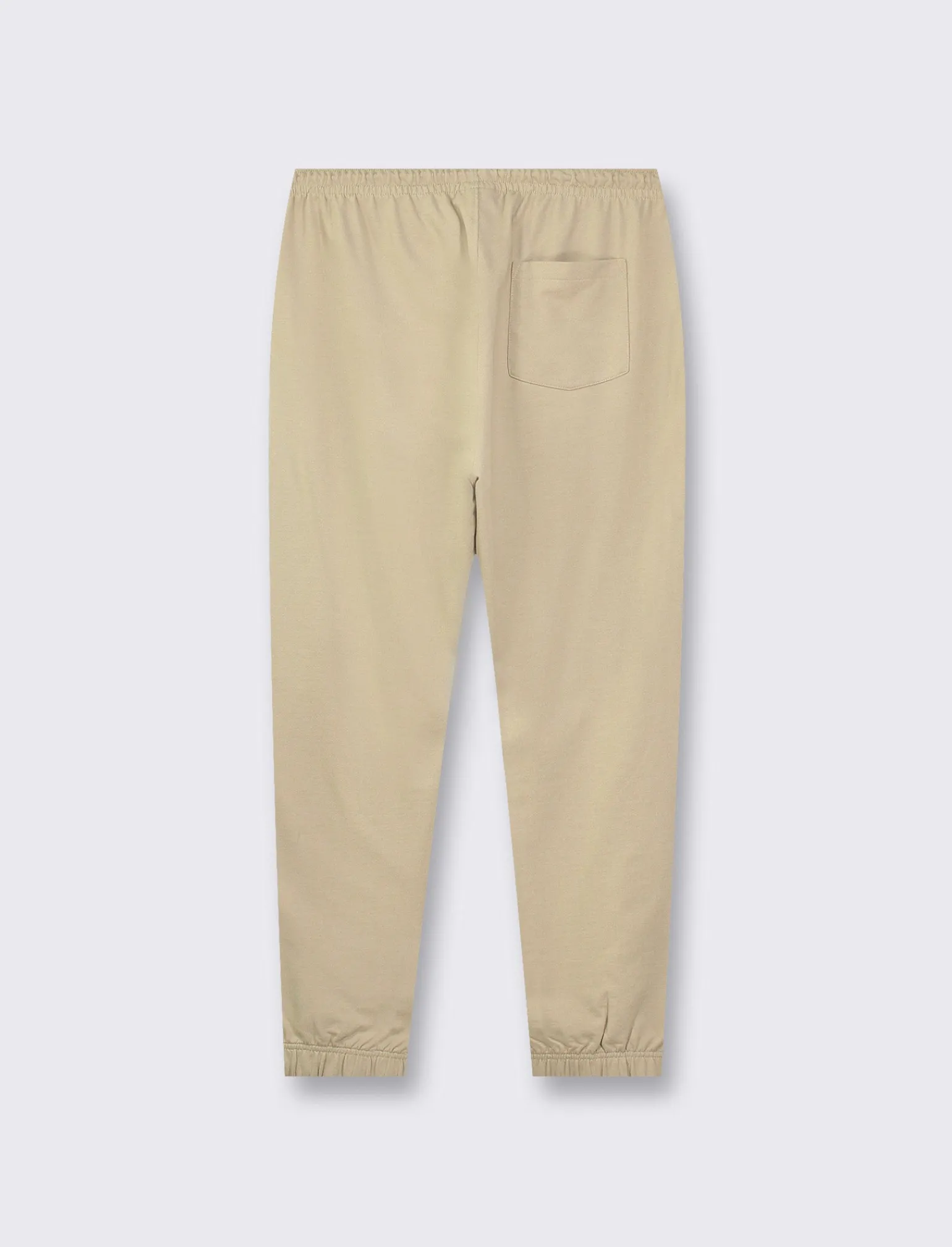 Uomo Piazza Italia Uomo | Pantaloni<Pantaloni jogger in felpa con vita elasticizzata regolabile con laccio e tasca applicata posteriore - stone