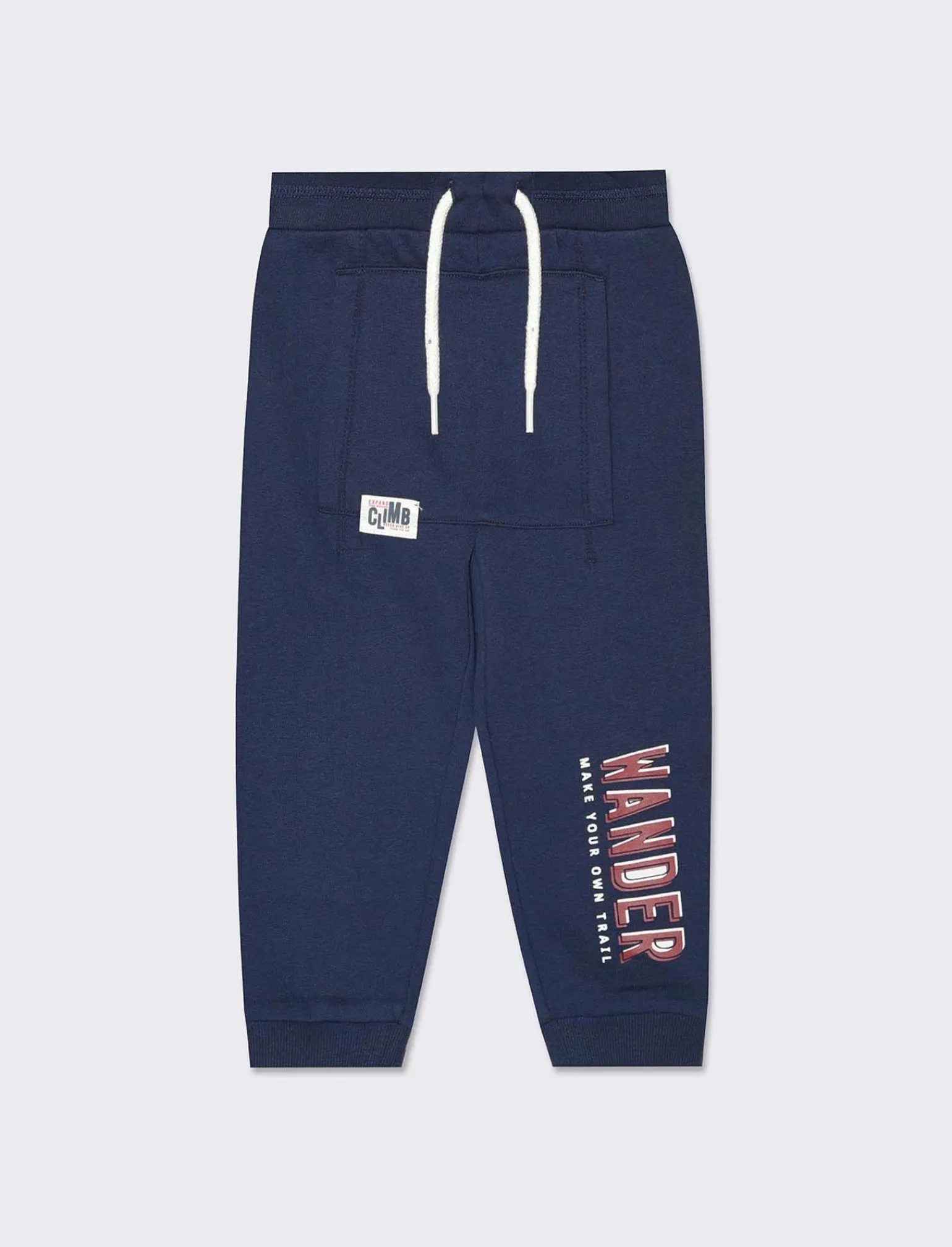 Piazza Italia Neonato | Pantaloni<Pantaloni jogger in felpa garzata con stampa a fondo gamba -