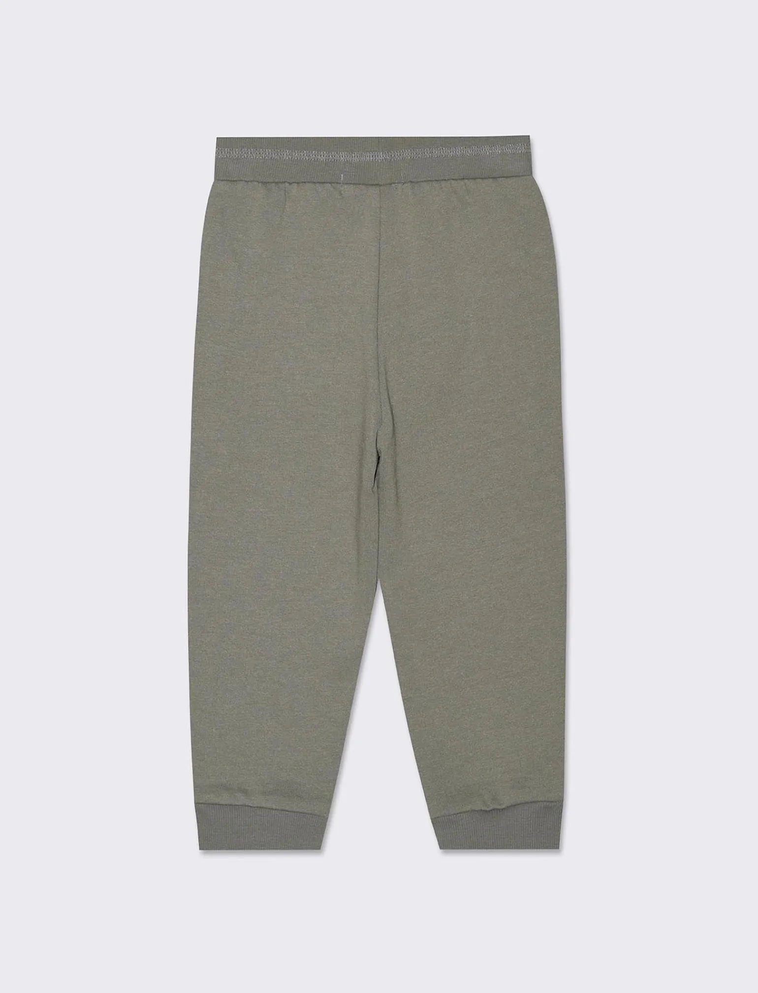 Piazza Italia Neonato | Pantaloni<Pantaloni jogger in felpa garzata con stampa a fondo gamba - militare