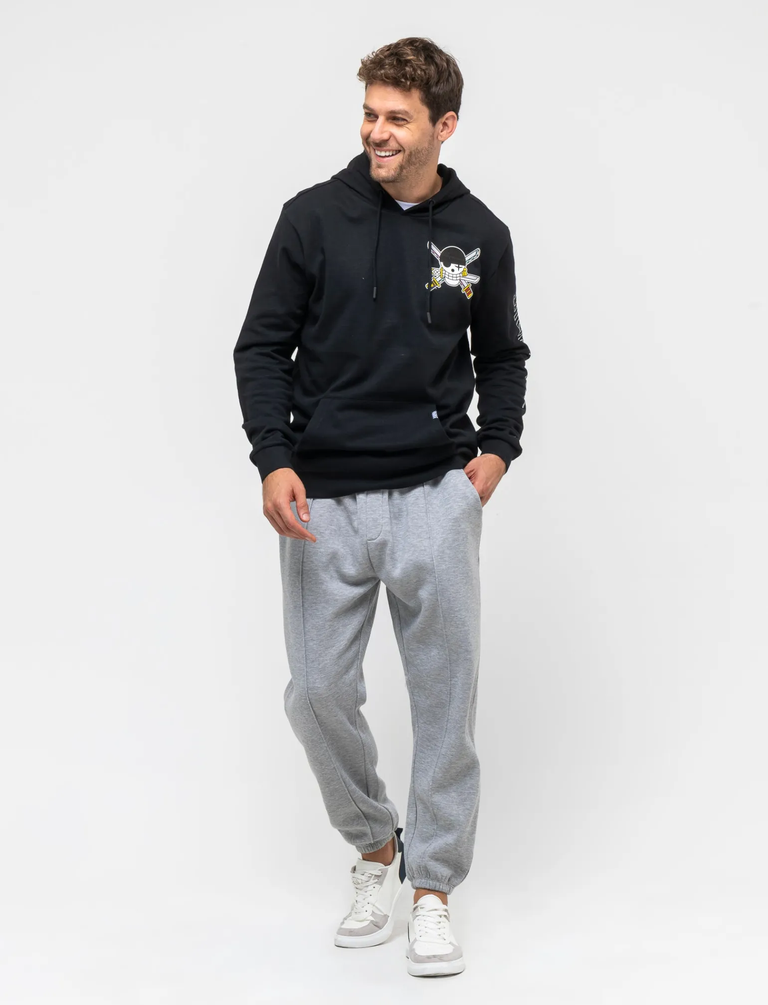 Uomo Piazza Italia Pantaloni<Pantaloni jogger in felpa garzata con vita elasticizzata - mel.