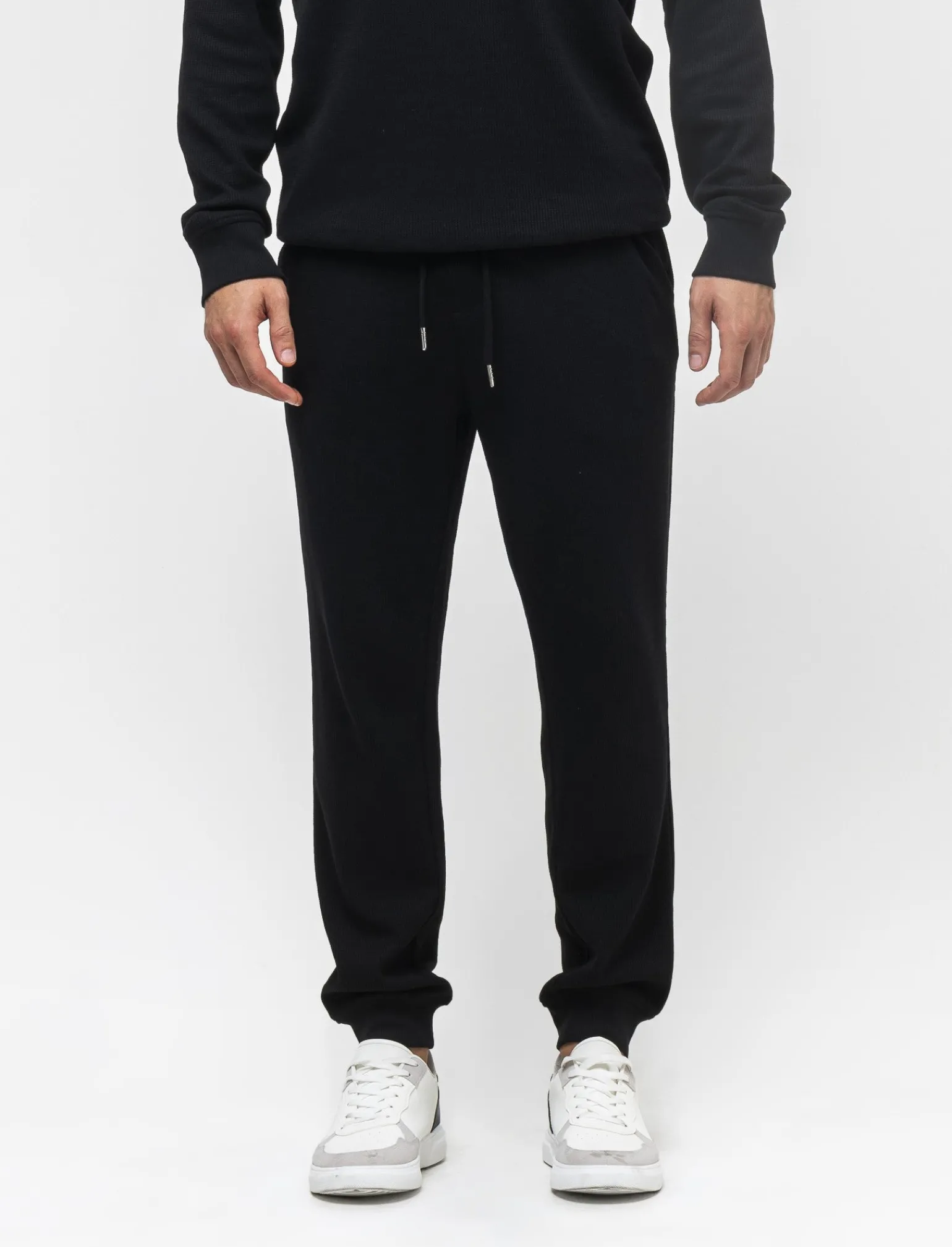 Uomo Piazza Italia Pantaloni<Pantaloni jogger in tessuto waffle -