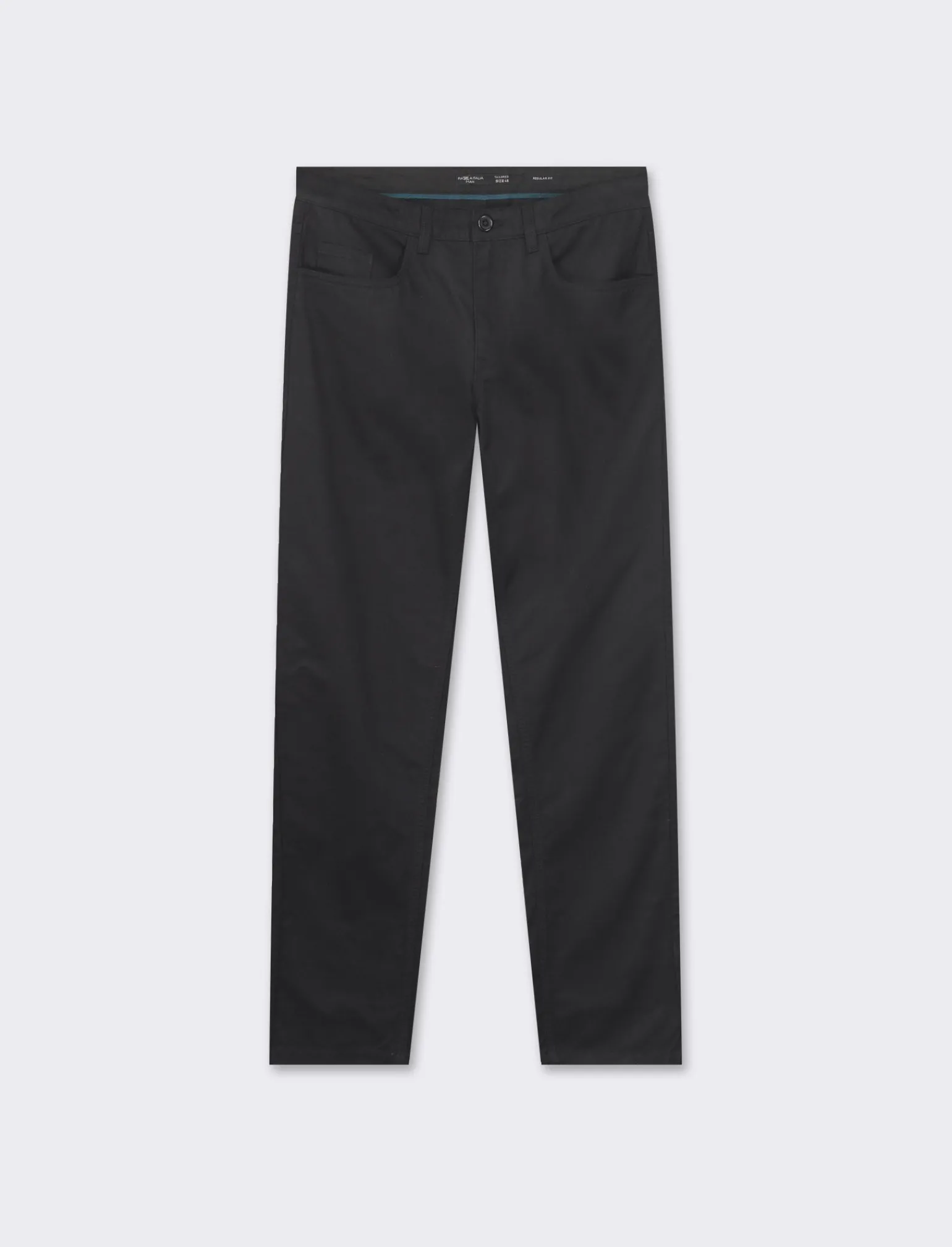 Uomo Piazza Italia Uomo | Pantaloni<Pantaloni regular fit cinque tasche.Tessuto twill 100% cotone -