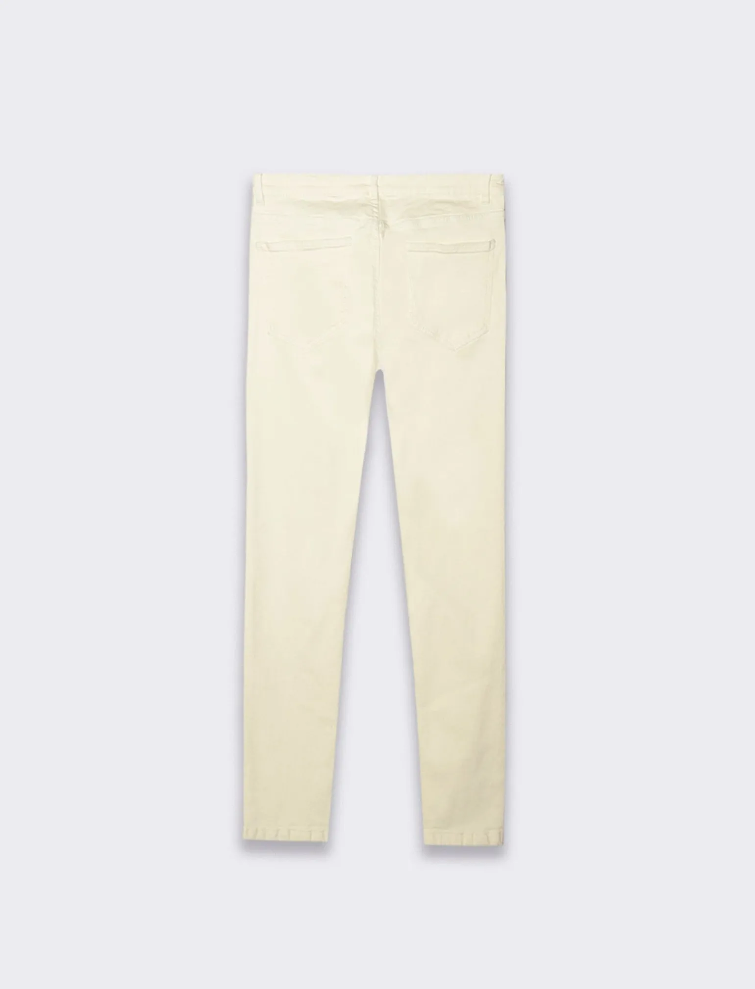 Uomo Piazza Italia Uomo | Pantaloni<Pantaloni slim fit, cinque tasche in tessuto cotone stretch effetto slavato. Chiusura anteriore con -