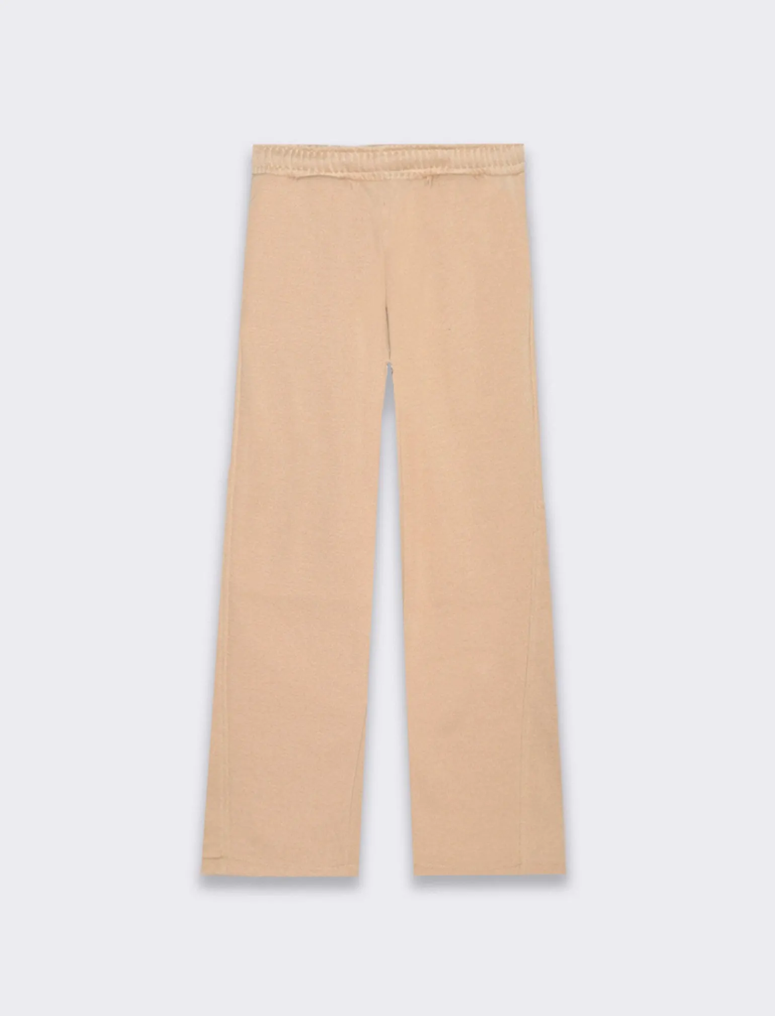 Piazza Italia Bambina | Leggings E Jogger<Pantaloni sportivi da bambina a gamba larga con tasche alla francese - Beige